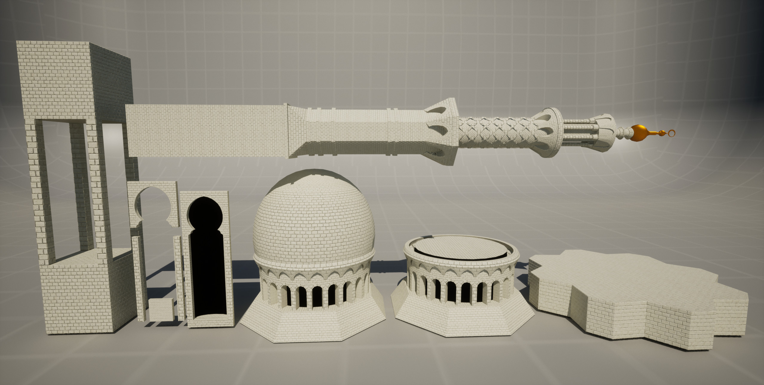 modular parts for Mosque
