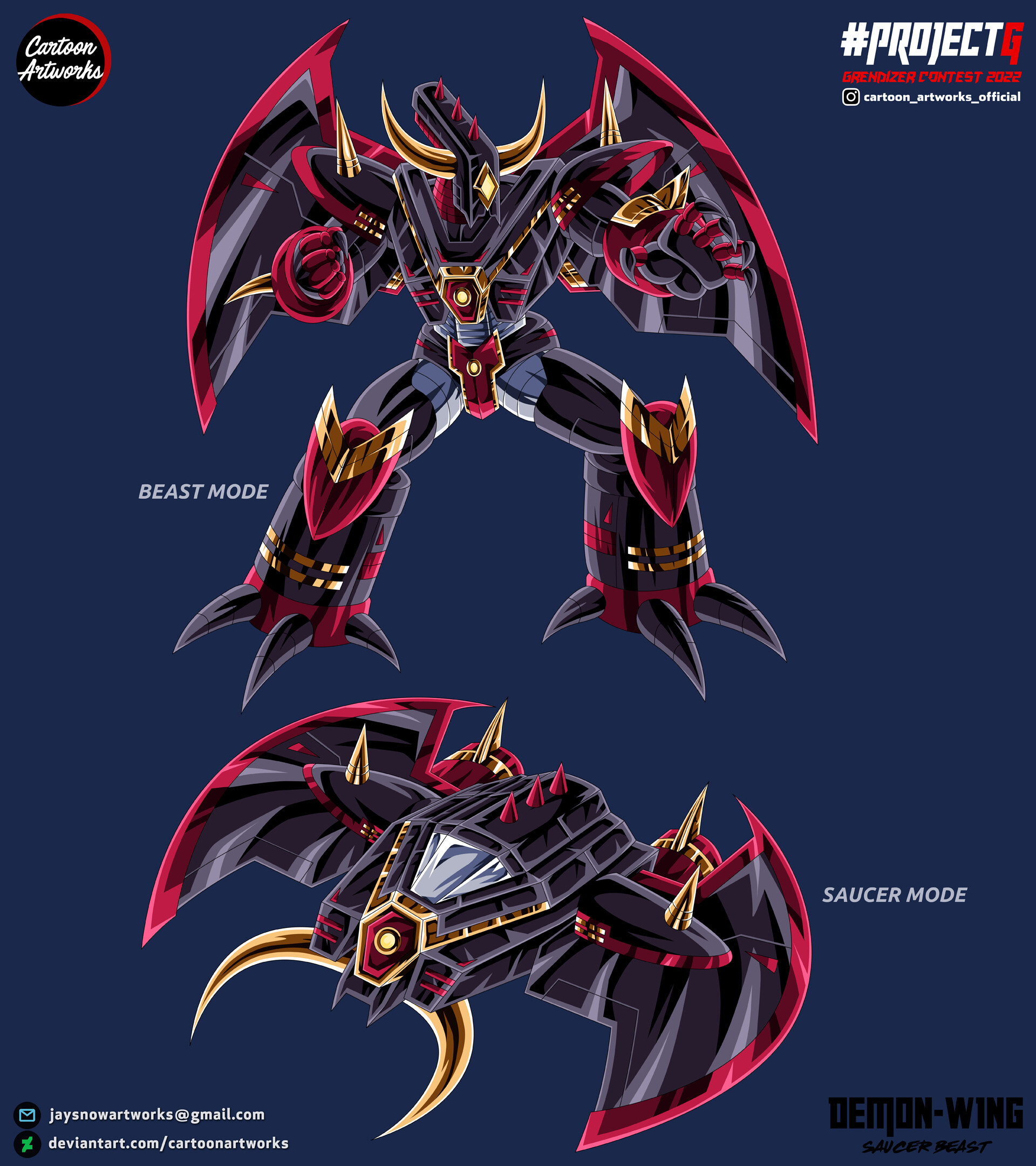 ArtStation - #ProjectG Grendizer Contest 2022