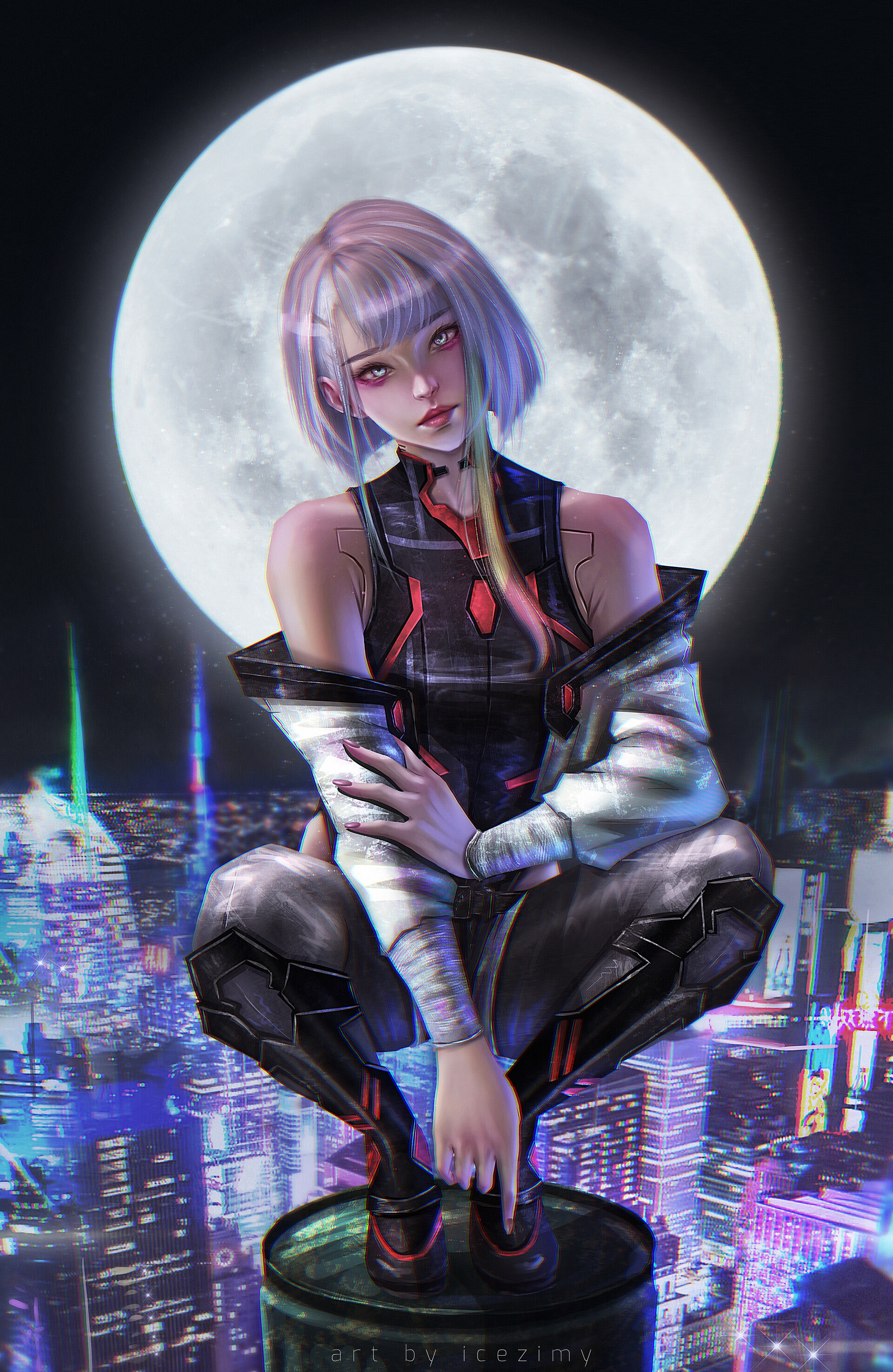 ArtStation - Lucy - Cyberpunk Edgerunners - Fanart