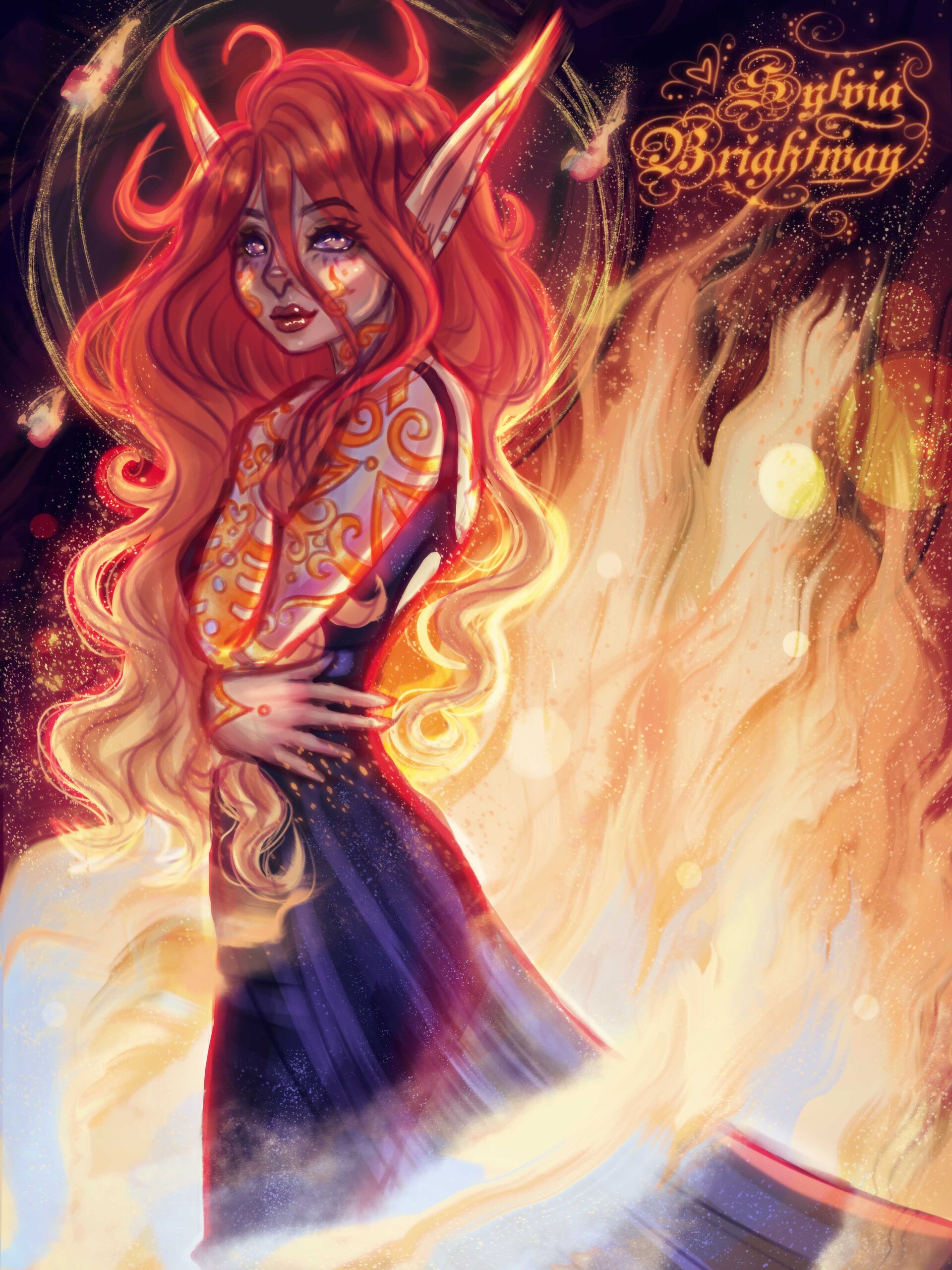 ArtStation - Blazing Beauty - Ashira Apollo