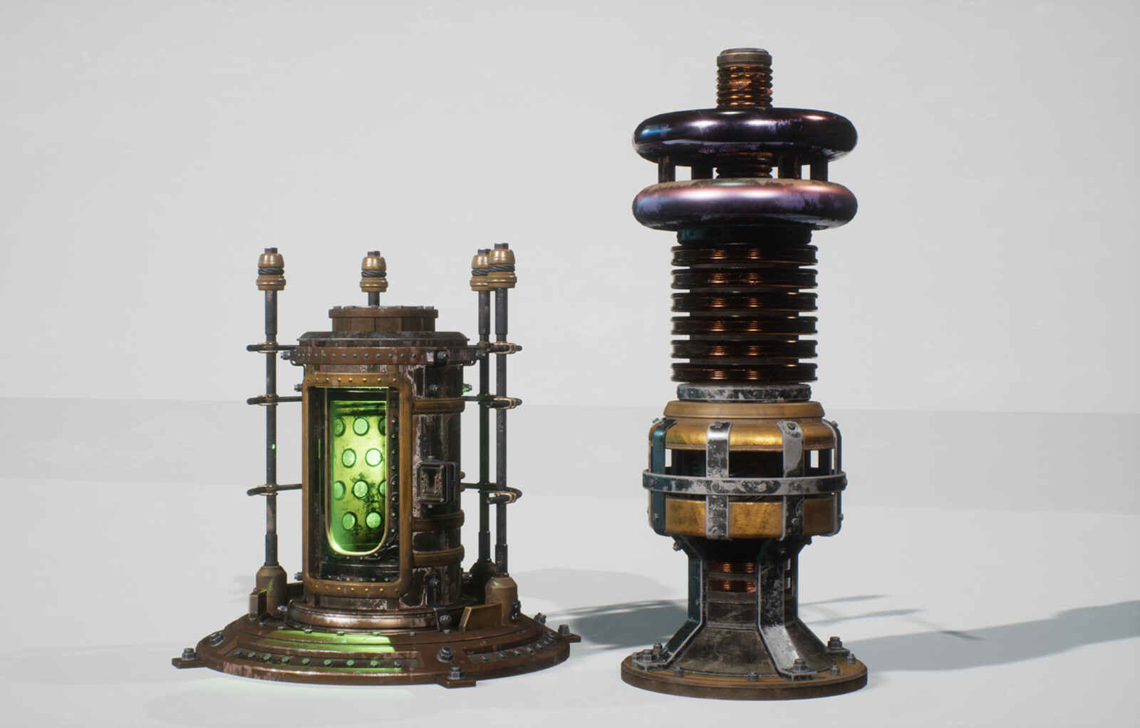 Chamber, Tesla Coil (Modelling, Texturing)