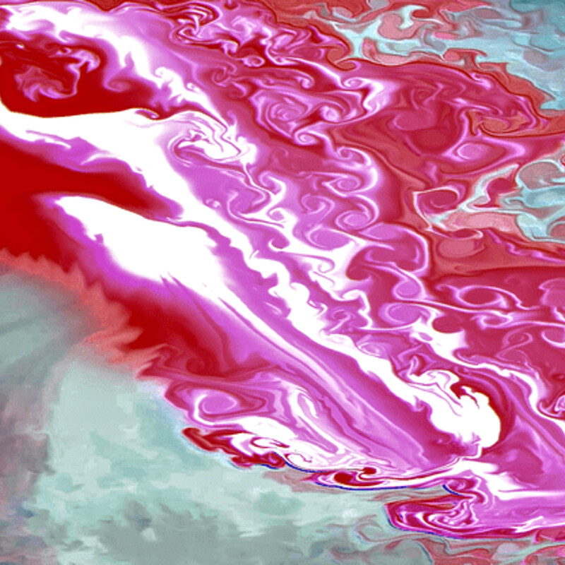 Red Purple and Blue fluid abstract collection