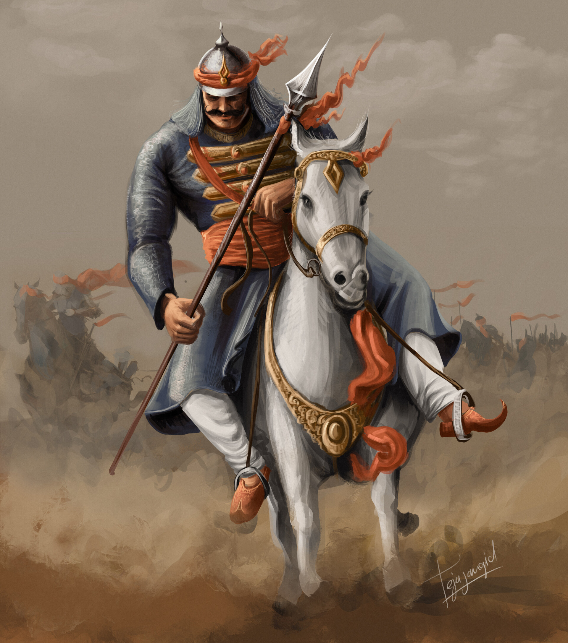 ArtStation - Maharana Pratap - an invincible warrior