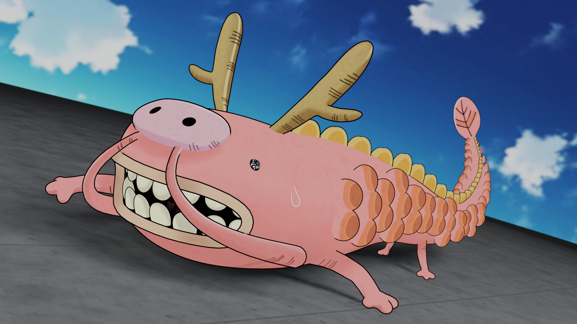 ArtStation - Momonosuke Dragon Onepiece 3D