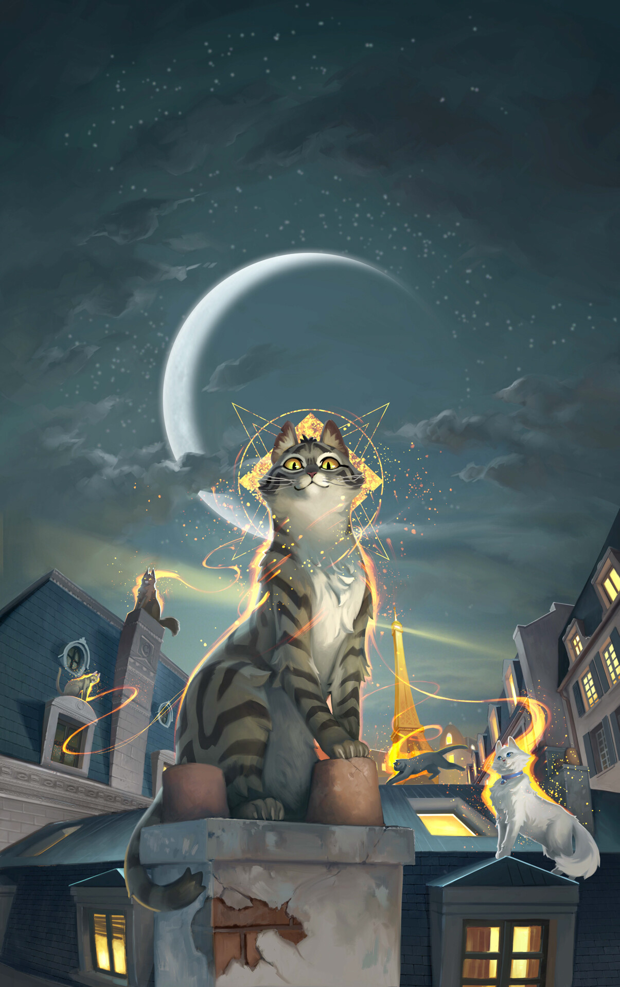 Maxime Teppe - Cats! the Roleplaying game, Cover Art