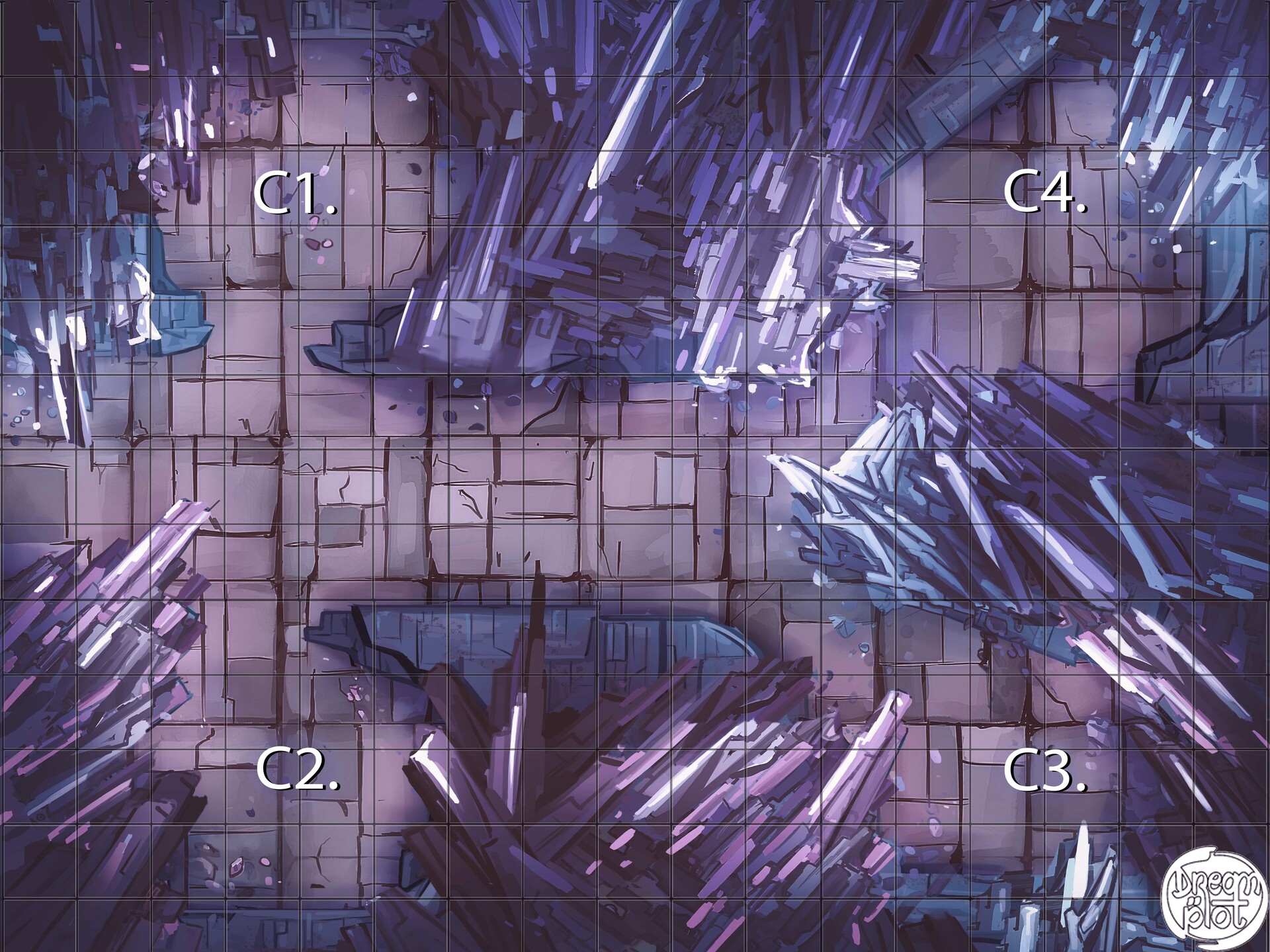 ArtStation - DnD battle maps I Peculiar Discoveries I Dreamplot