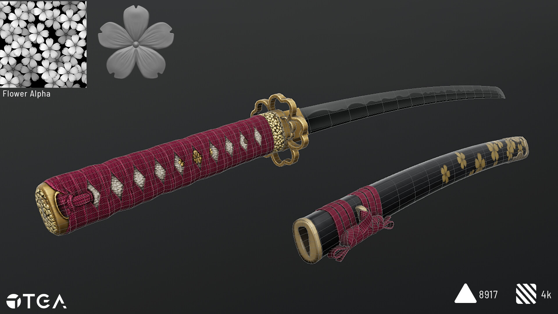 Kate Ekberg Portfolio - Cherry Blossom Katana