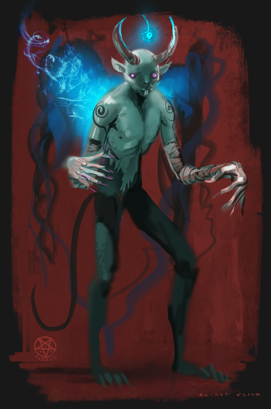 Creature design for the film: Fantasmas y la Ultima Pesadilla