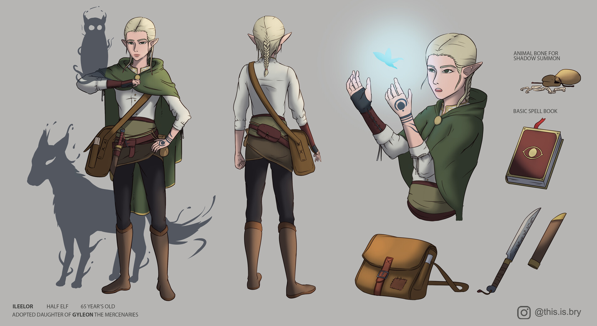 ArtStation - 2022 Character Sheet / Personal Project