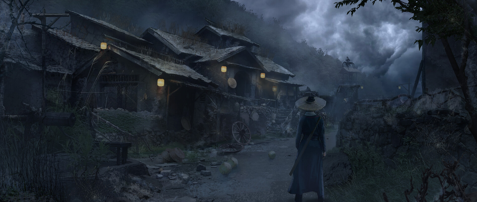 ArtStation 荒村/A deserted village