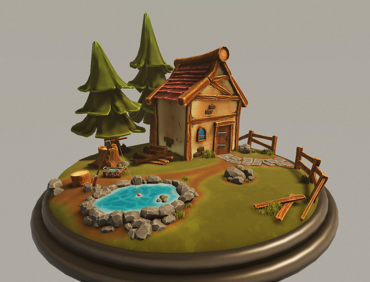 Andrew Bitar - Fantasy House Diorama