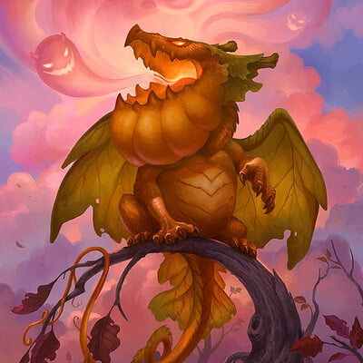 Sandara tang pumpkin dragon