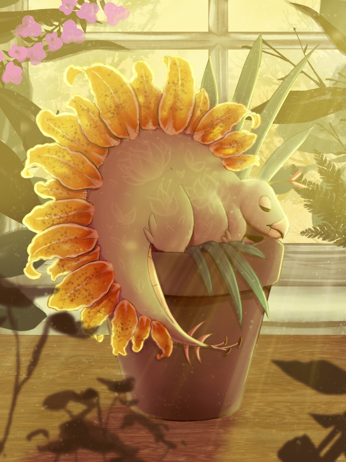 Flower Dinosaur Toy Design