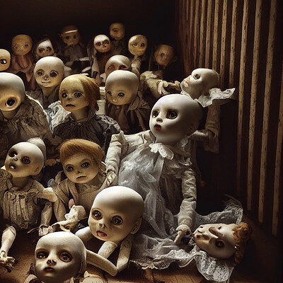 Dark philosophy darkphilosophy a room full of broken dolls unsettling creepy ph d562a195 2bf4 4aa1 9bf3 1705edba41ac