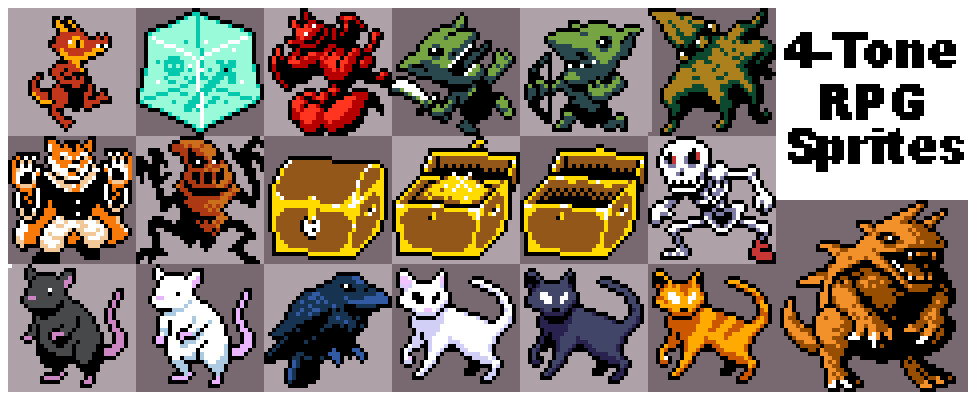ArtStation - Retro RPG Sprites