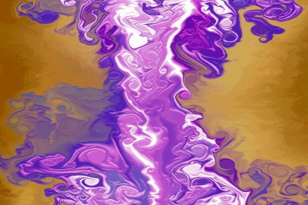 purchase version 4 prints here:  https://donlawrenceart.artstation.com/store/prints/7Bp3E/purple-and-gold-fluid-pour-abstract-art-4
