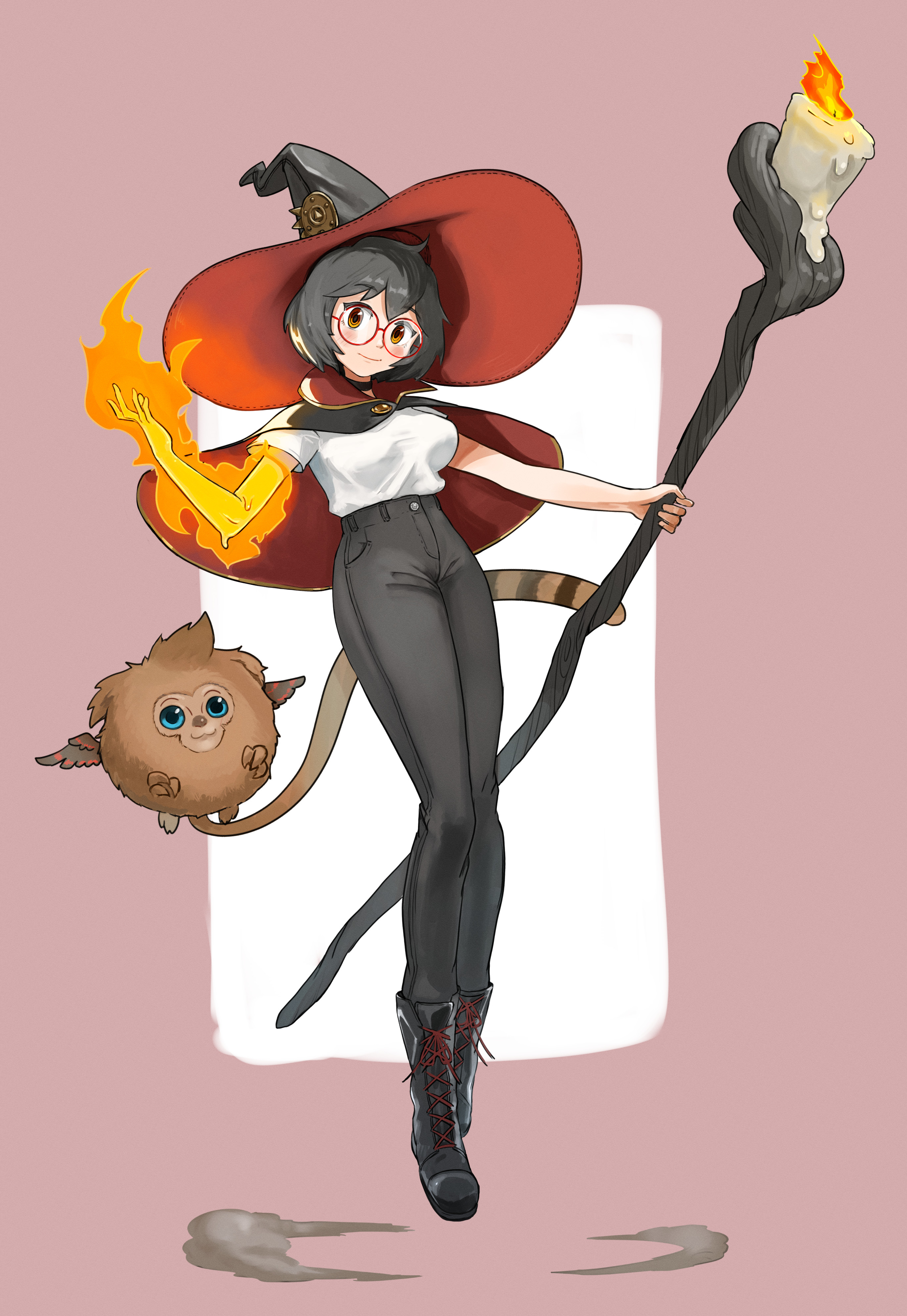 'Magical' pose to show off her powers