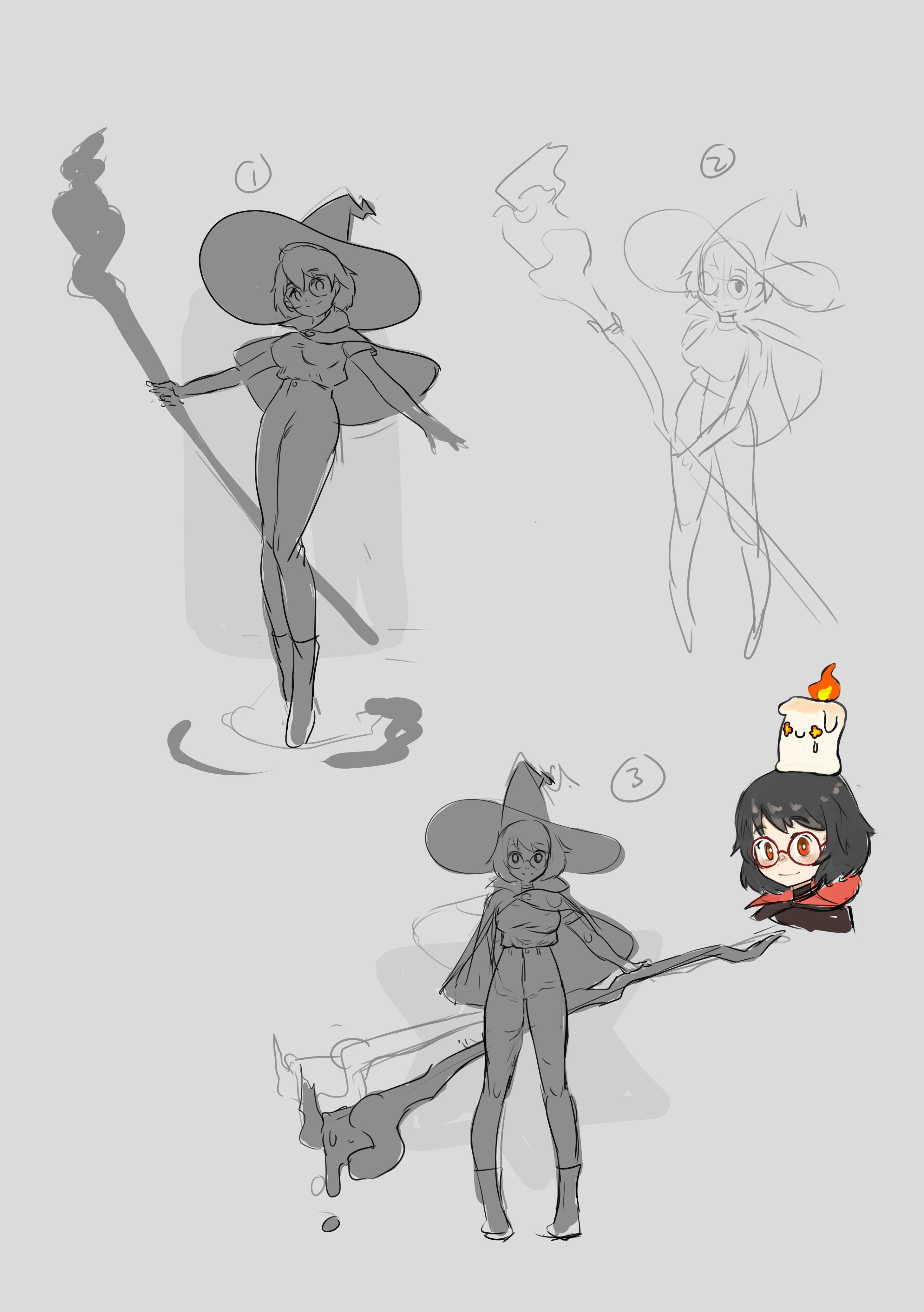 Sketch phase, which they ended up liking two so commissioned to do both.