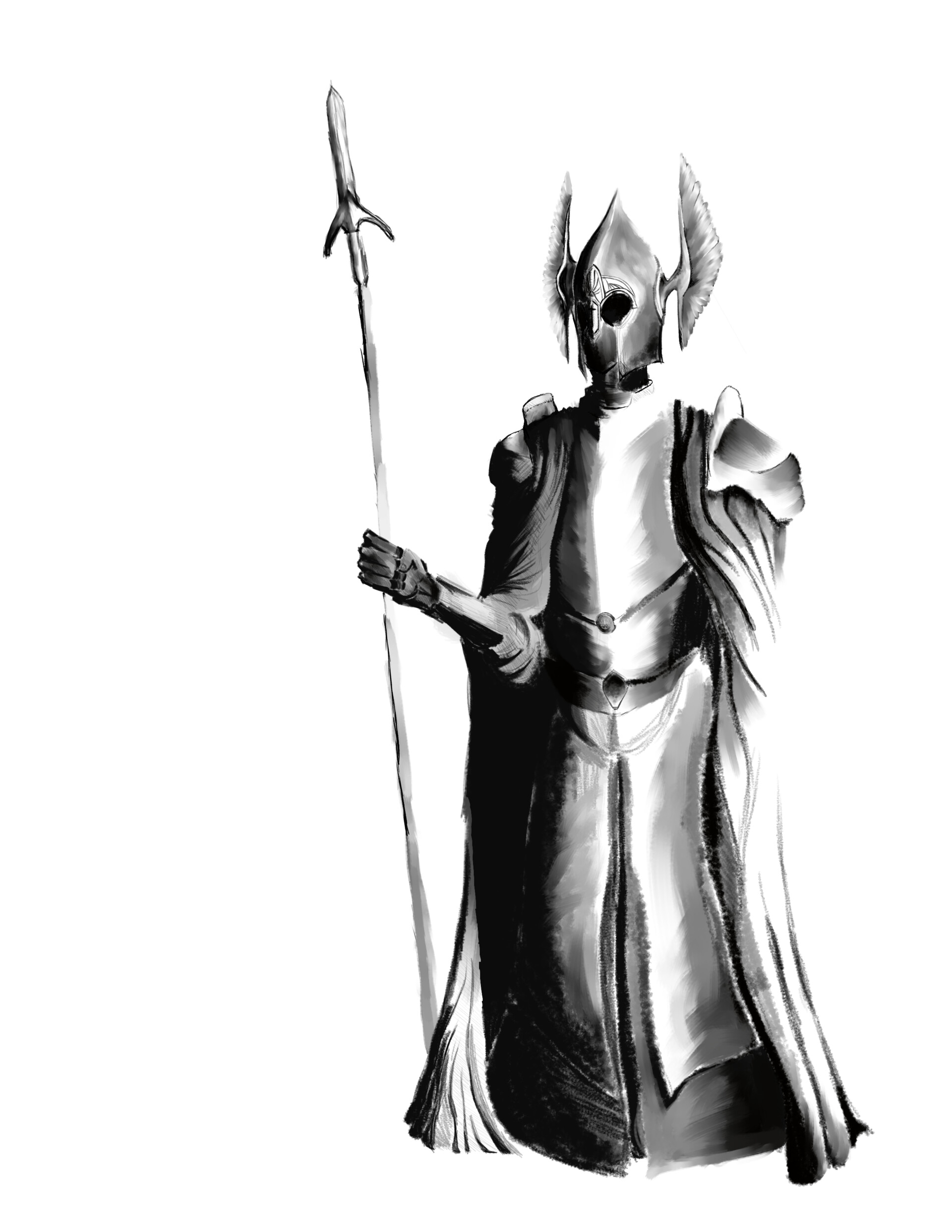 ArtStation Gondor Tower Guard Sketch