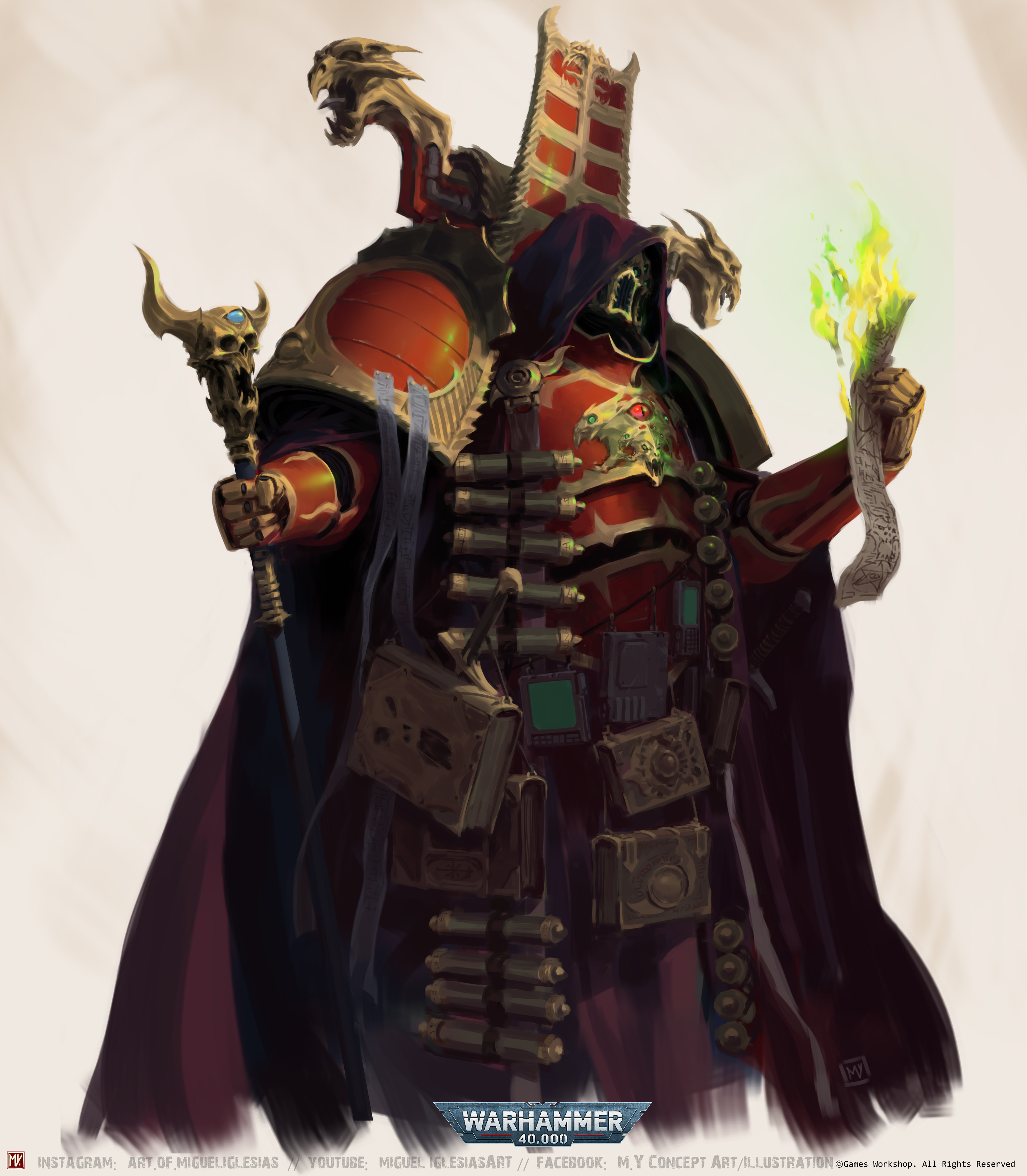Miguel Iglesias - Warhammer 40k- Thousand Sons Sorcerer Cults