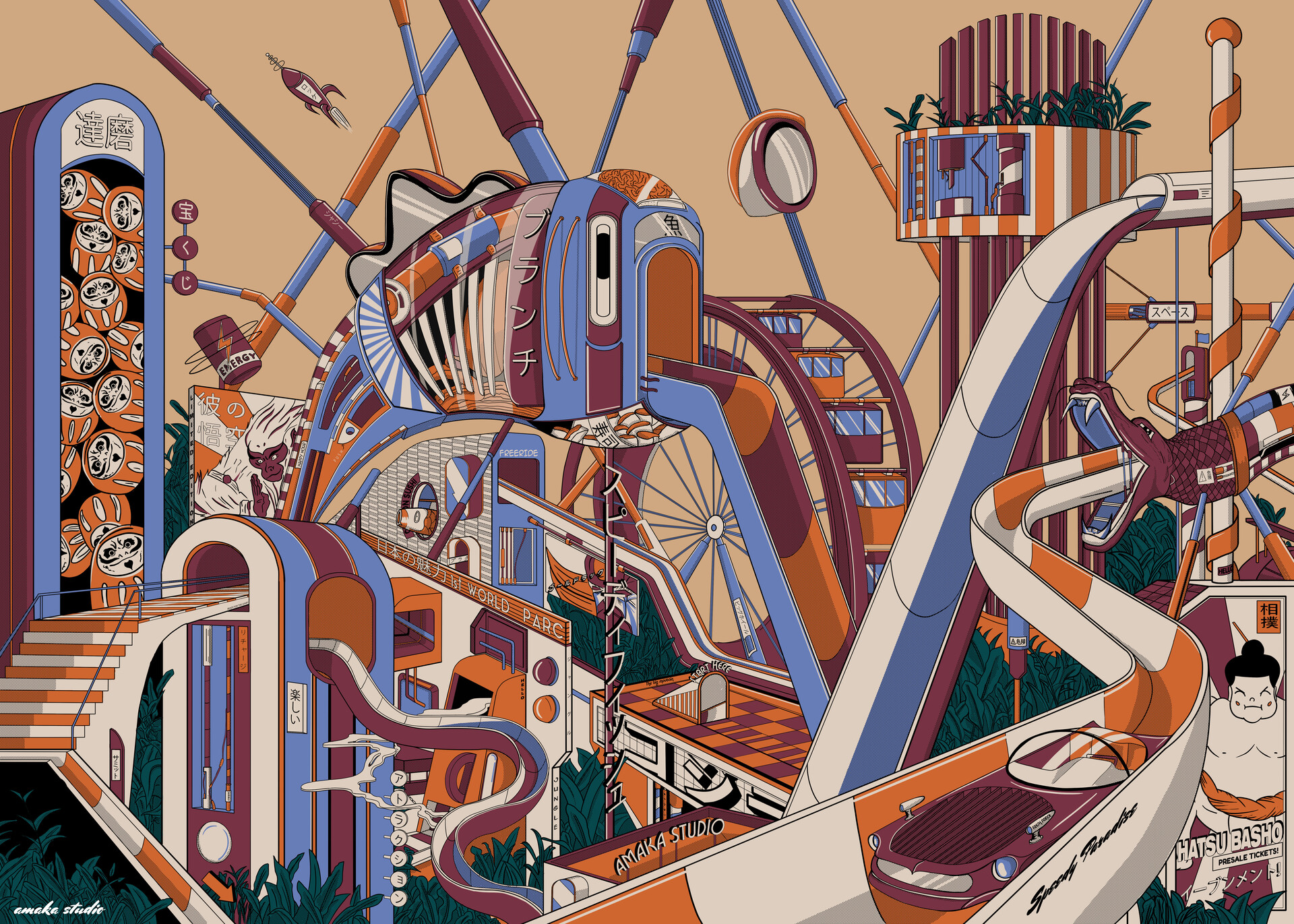 ArtStation - Characters Roller Coaster Tycoon World