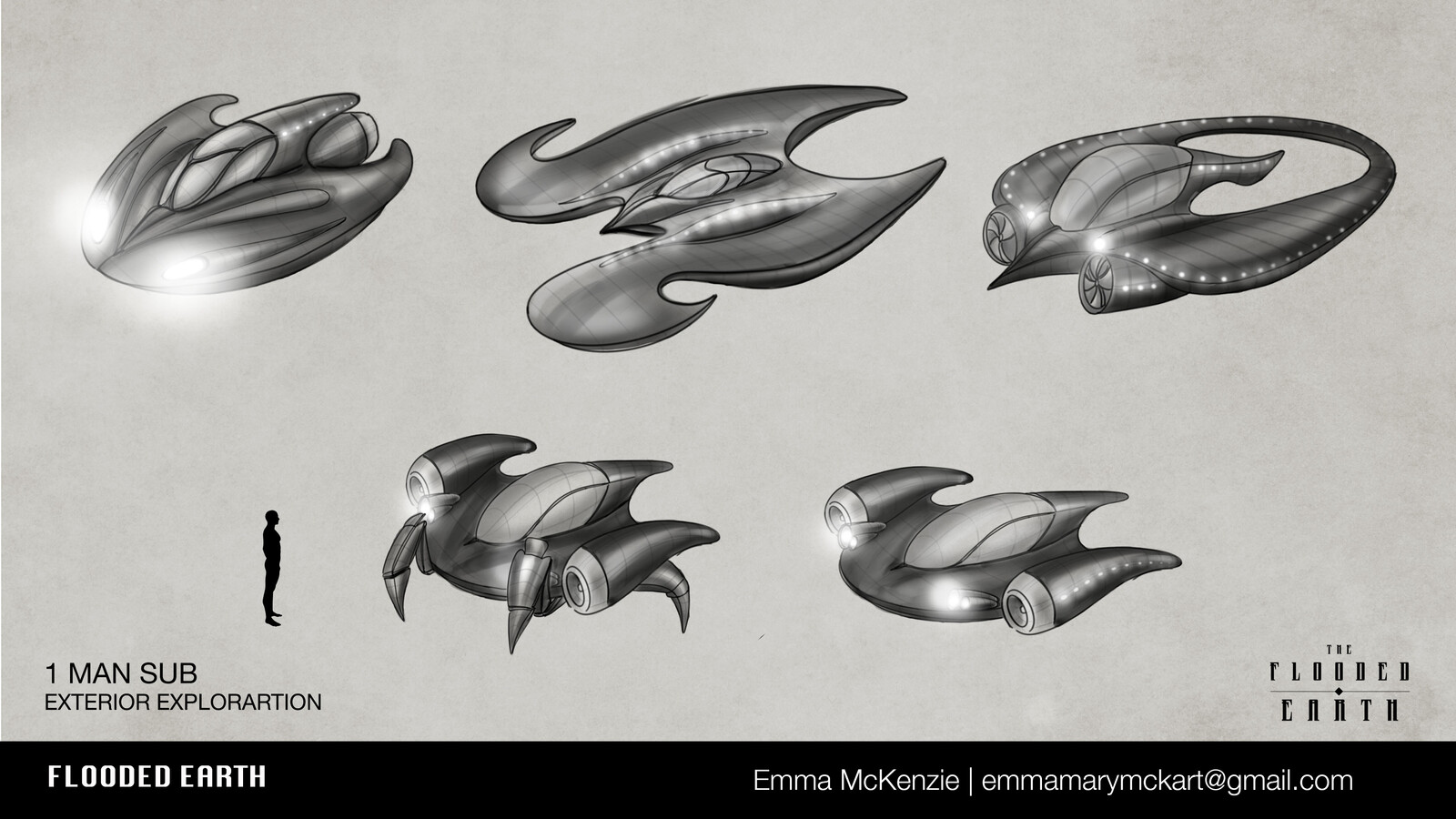 1 Man Sub Exterior - Design Drafts