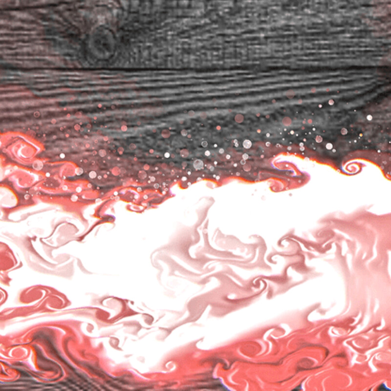 Pink White and wood texture fluid abstract collection
