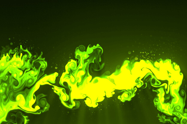 purchase version 2 prints here:  https://donlawrenceart.artstation.com/store/prints/P6Wgk/green-and-black-fluid-pour-abstract-art-2
