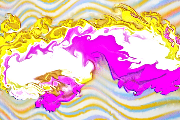 purchase version 3 prints here:  https://donlawrenceart.artstation.com/store/prints/g5m6a/purple-and-yellow-waves-fluid-pour-abstract-3
