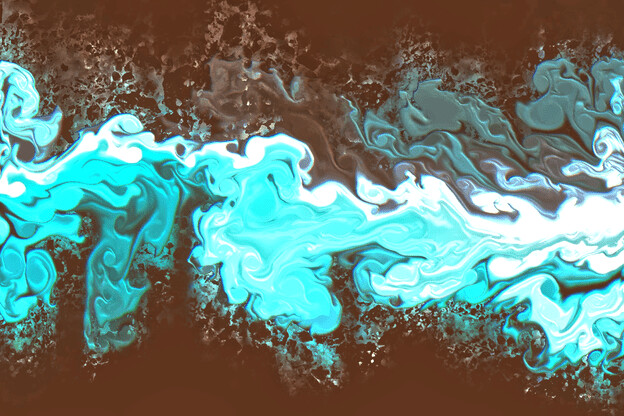 purchase version 1 prints here:  https://donlawrenceart.artstation.com/store/prints/aRX4n/blue-white-and-brown-fluid-pour-abstract-1
