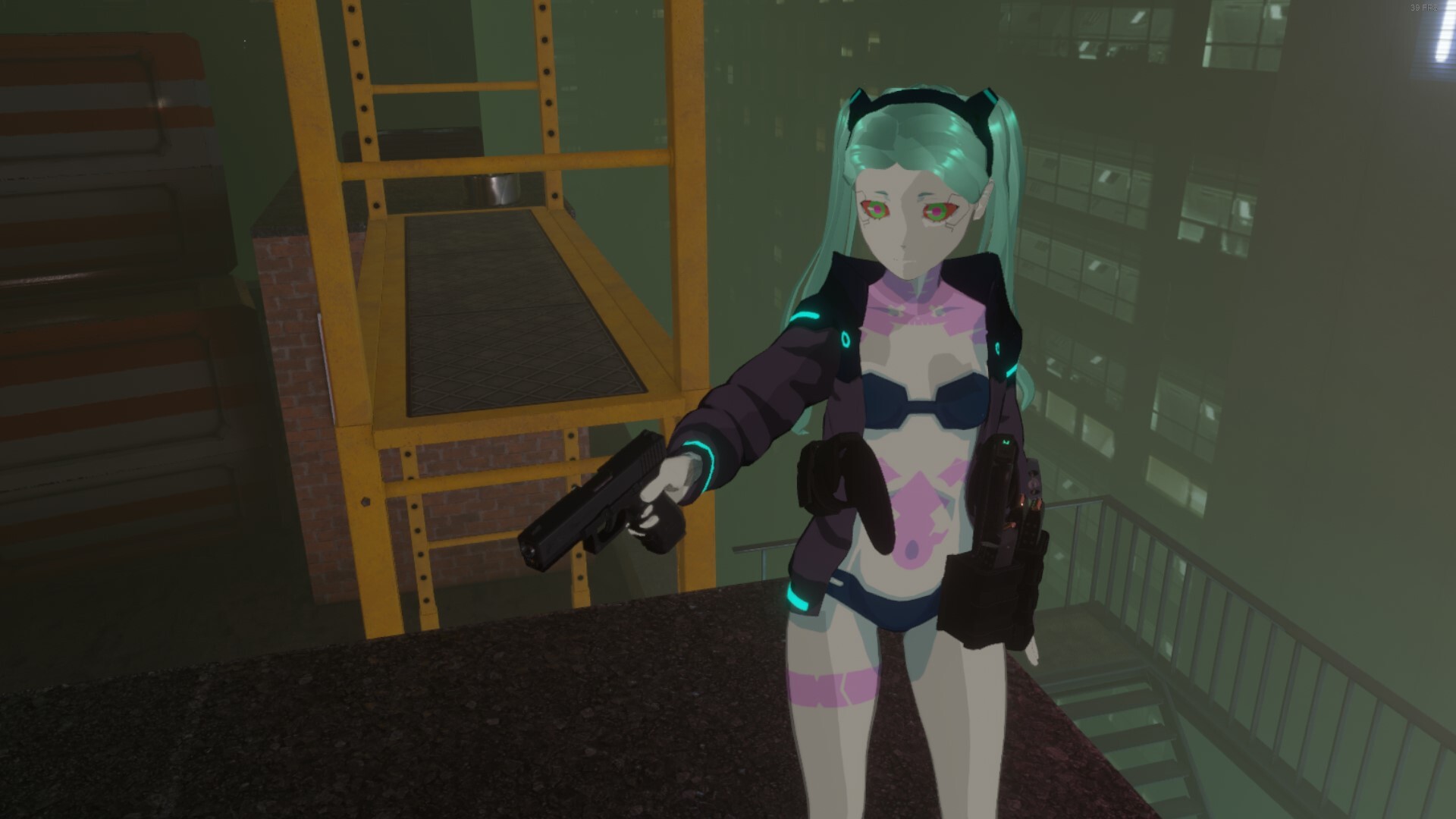 I used mods to recreate Rebecca in Cyberpunk 2077 : r/Edgerunners