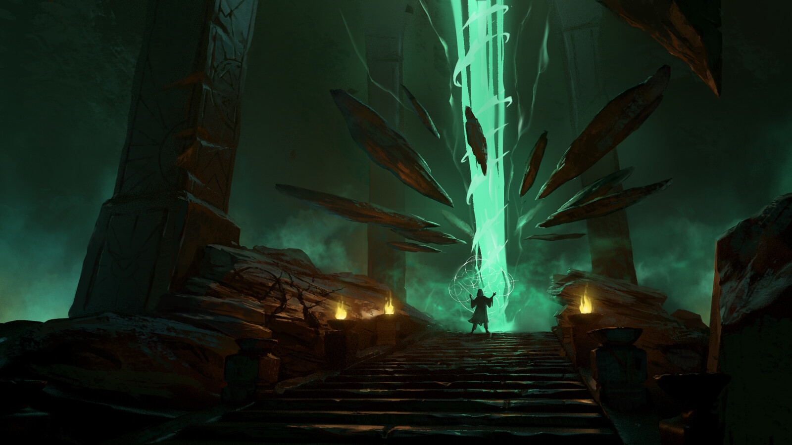 Cave Altar final render