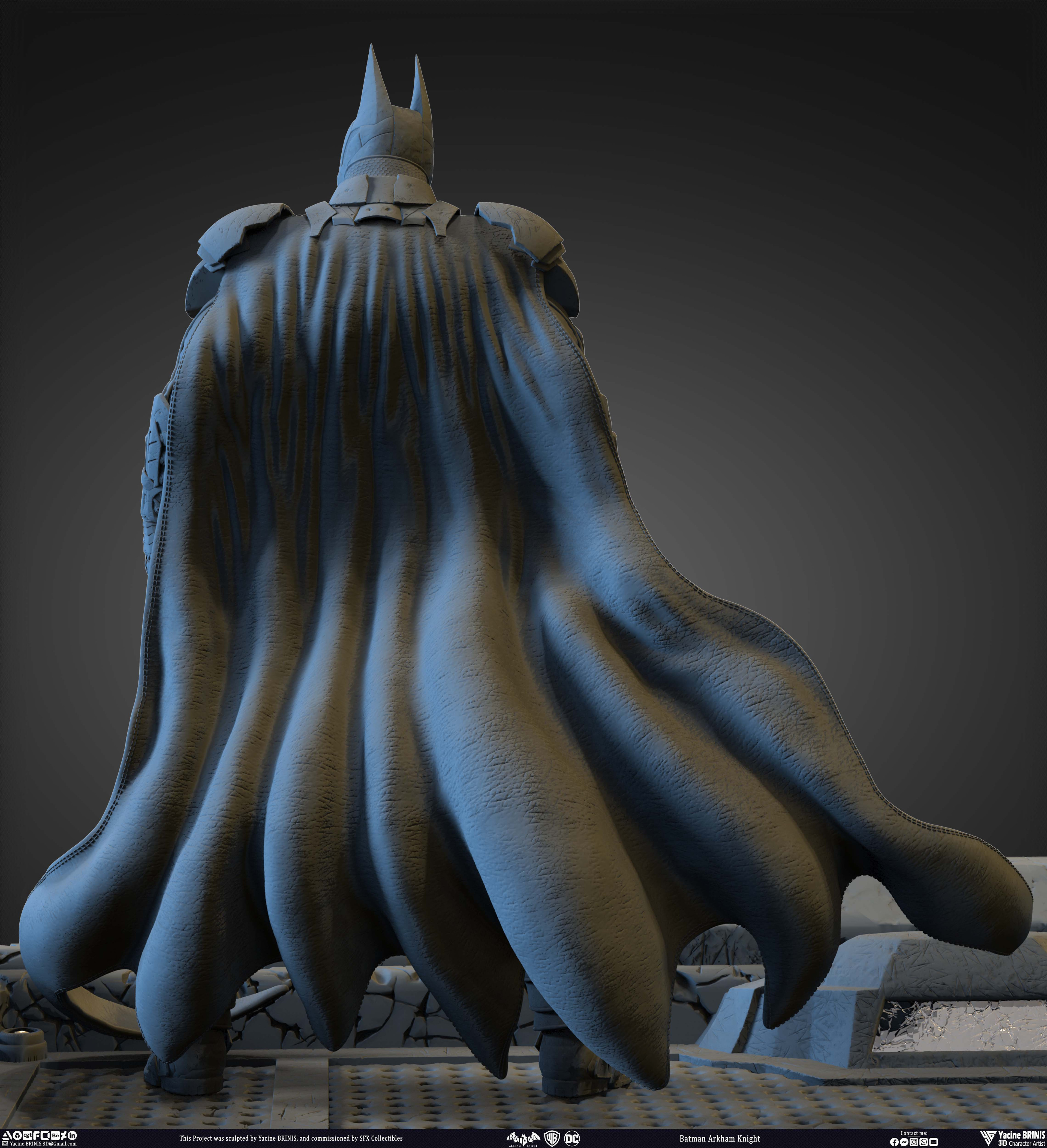 Batman Arkham Knight Warner Bros Vol 02 Sculpted by Yacine BRINIS 016