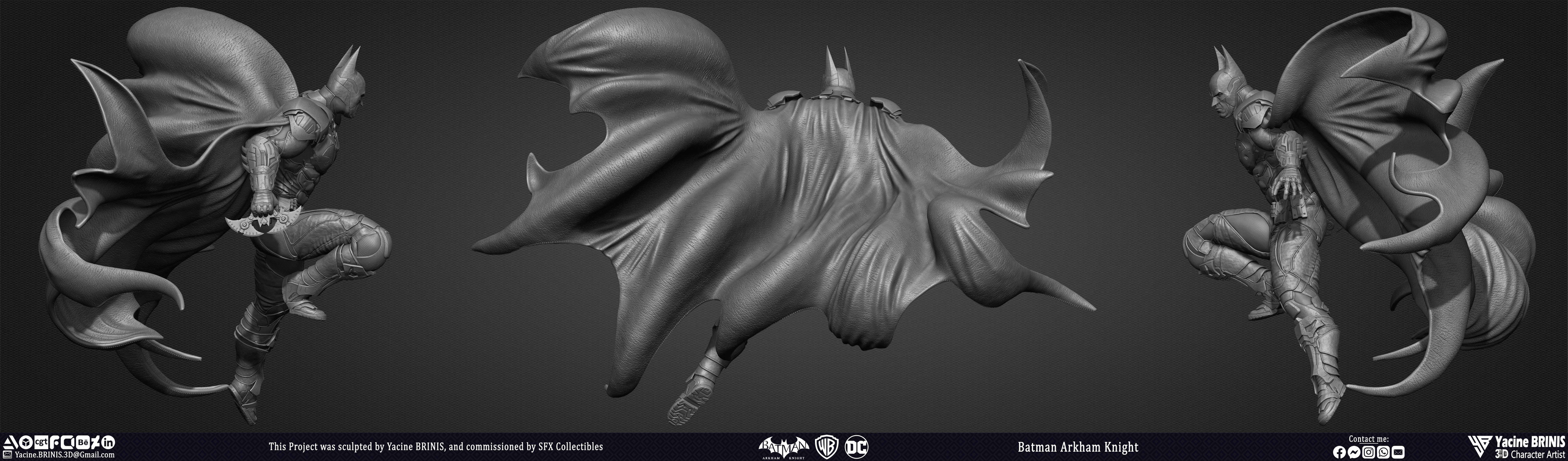 Batman Arkham Knight Vol 03 Sculpted by Yacine BRINIS 006