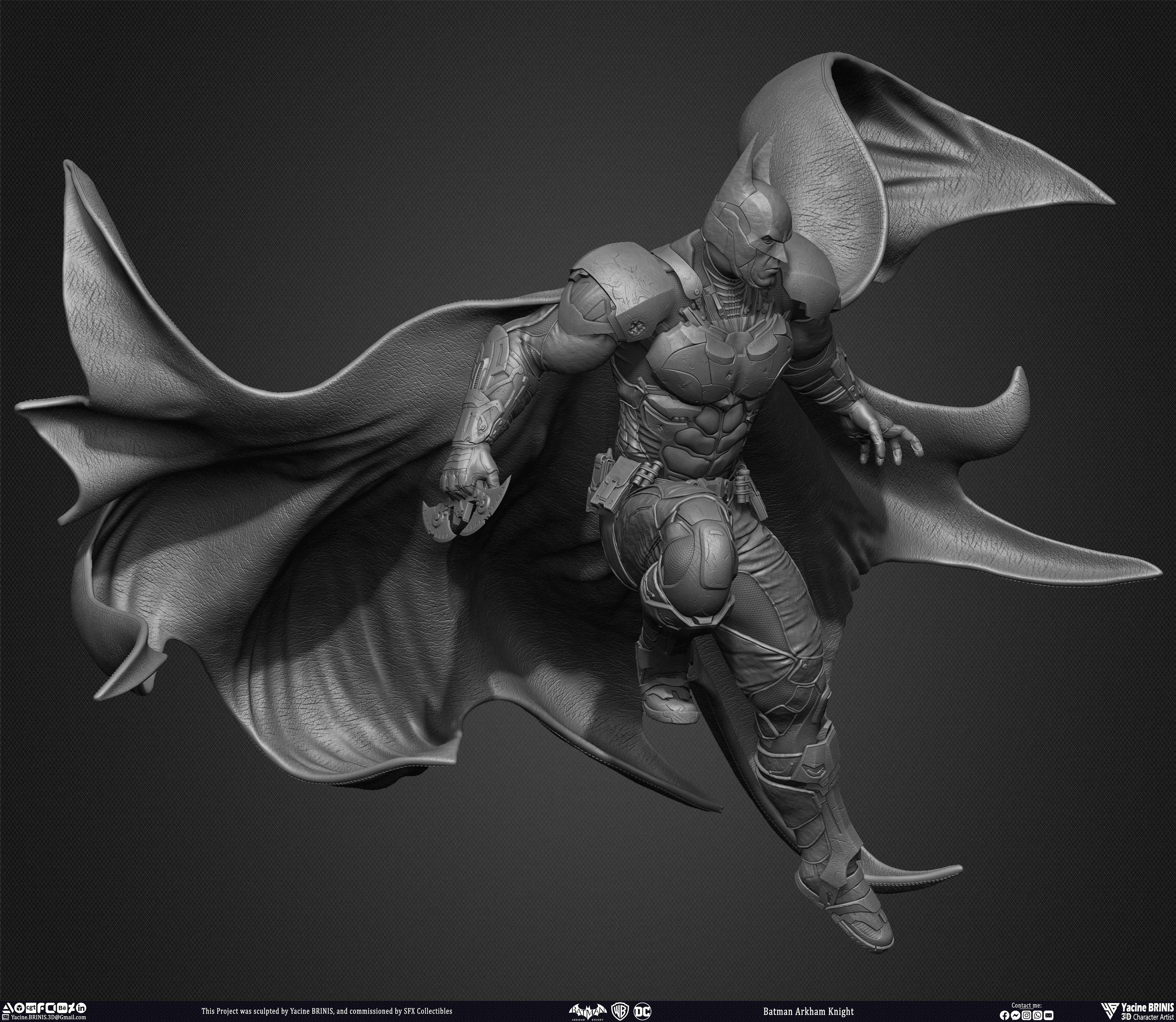 Batman Arkham Knight Vol 03 Sculpted by Yacine BRINIS 009