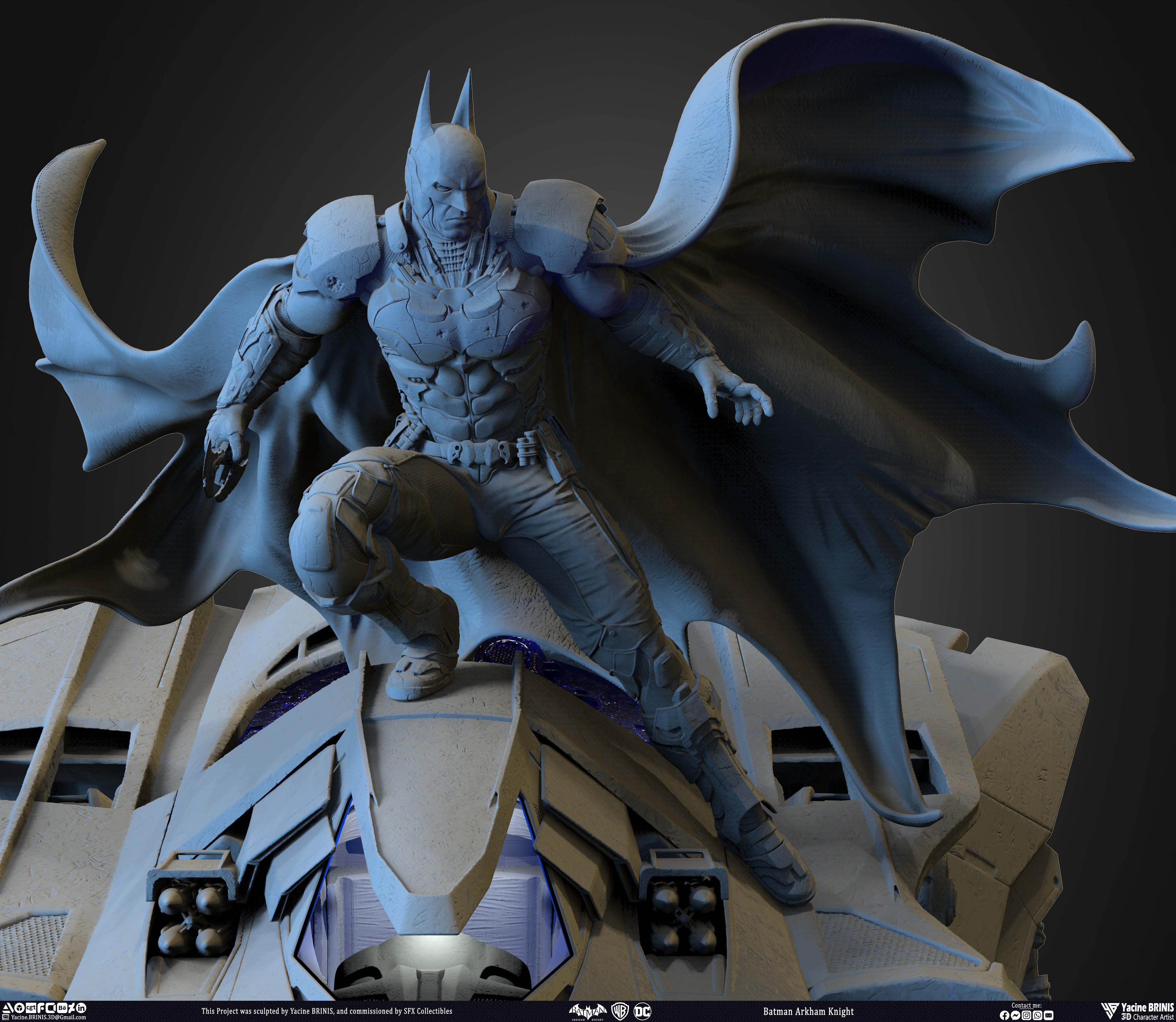 Batman Arkham Knight Vol 03 Sculpted by Yacine BRINIS 015