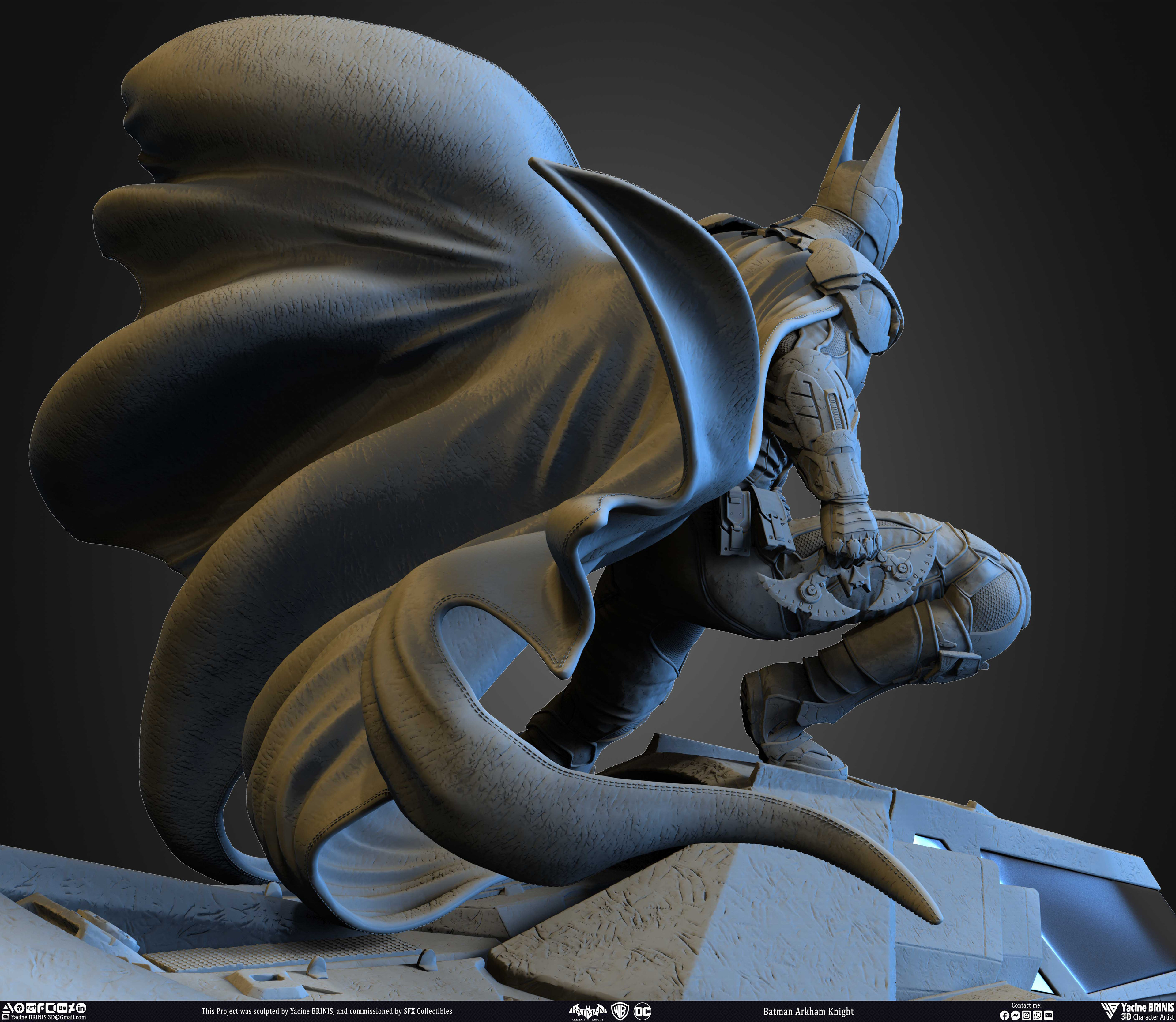 Batman Arkham Knight Vol 03 Sculpted by Yacine BRINIS 017