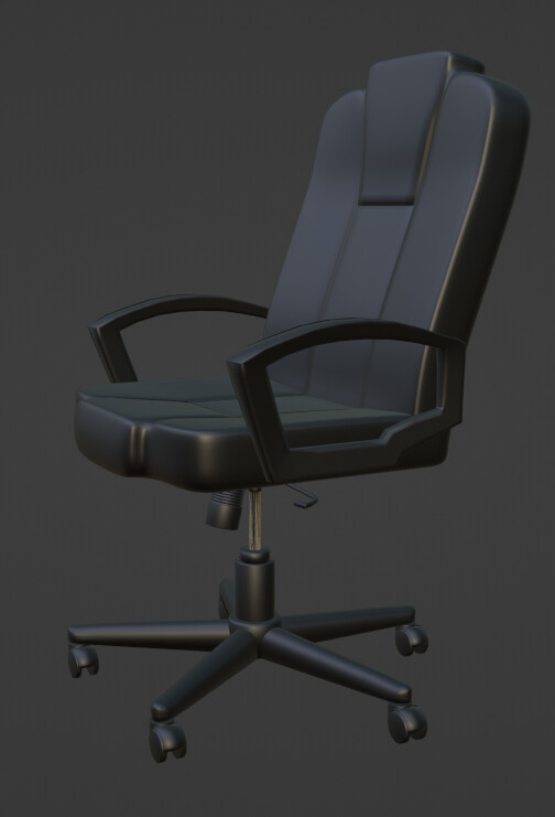 ArtStation - Office Chair in Blender