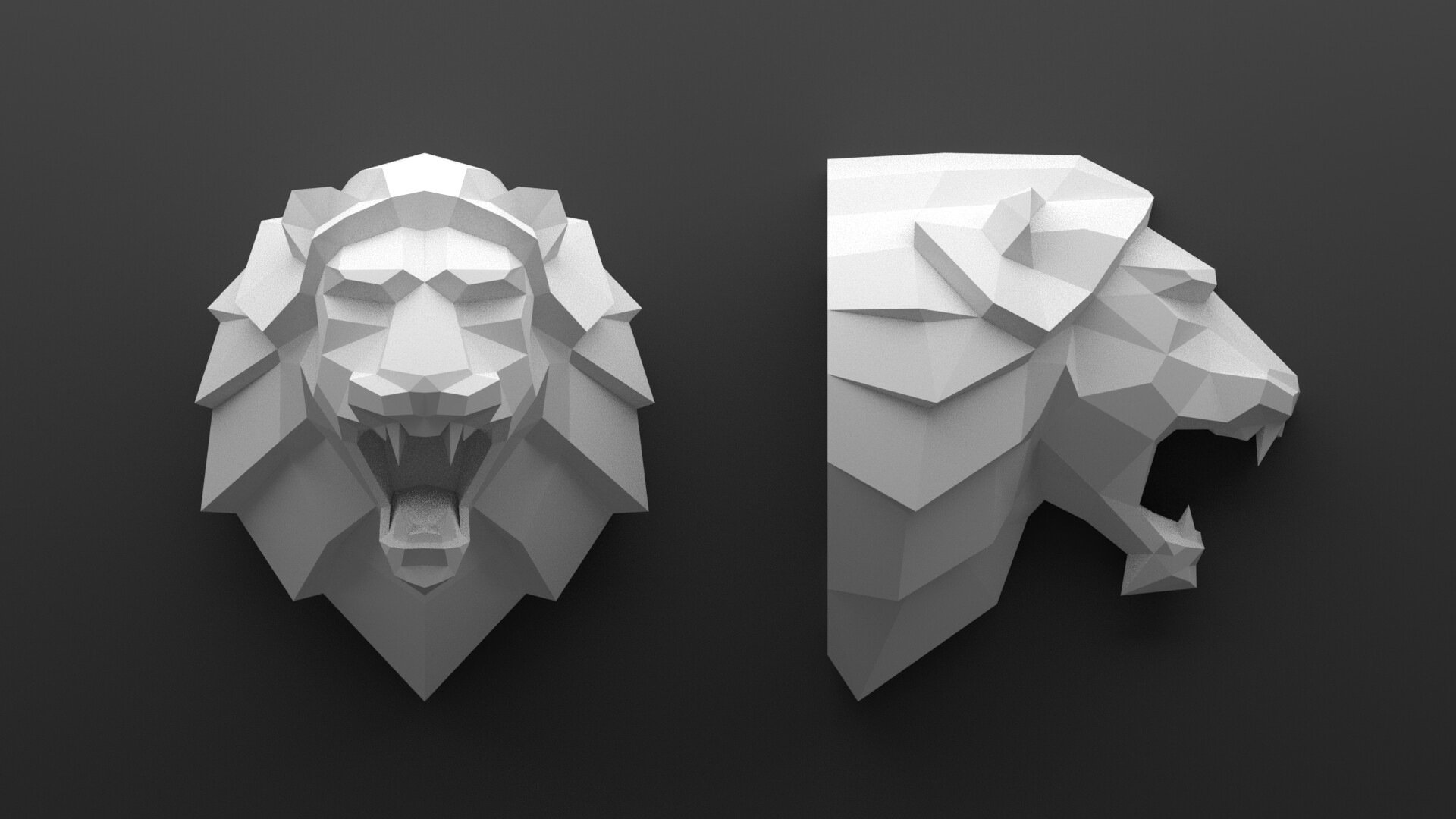 ArtStation - Animal Shape Paper Sculpture Design