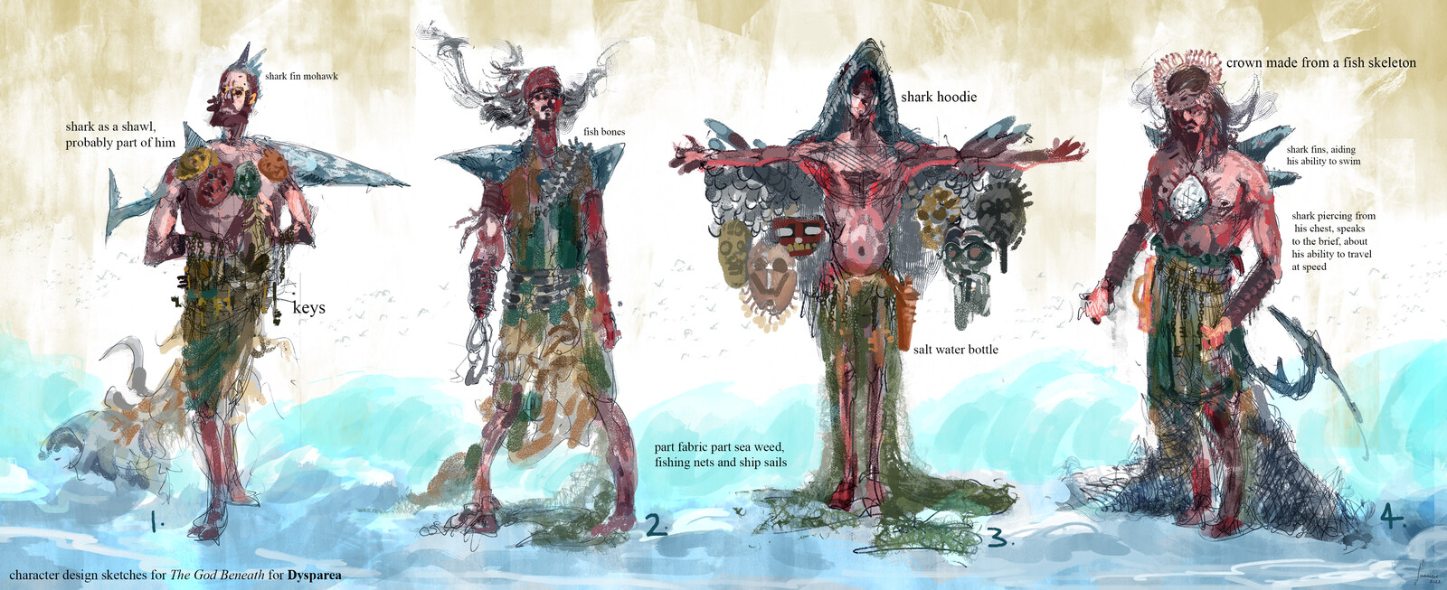 a few character design options