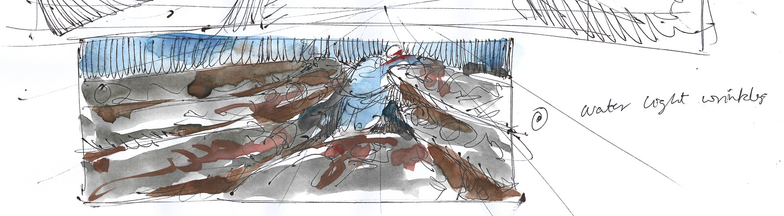 Little back story, before I start sketching in photoshop,I undertake small thumbnails traditionally, pen ink sometimes watercolor. I never send these in, it is only for me, to understand what is in my mind