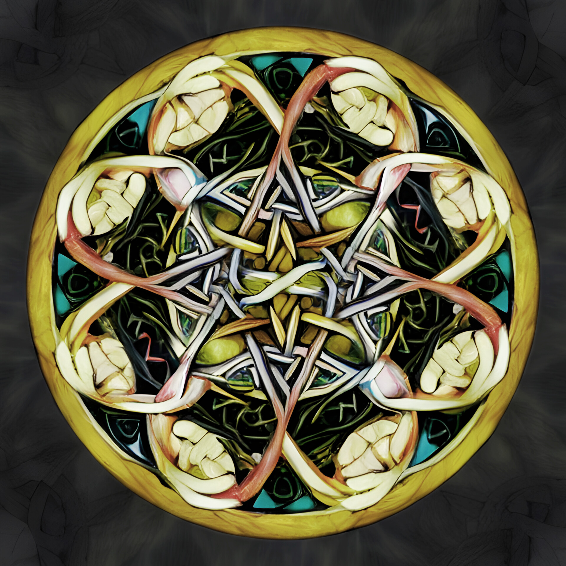 ArtStation Mandala Of Curling Branches artstation-mandala-of-curling-branches