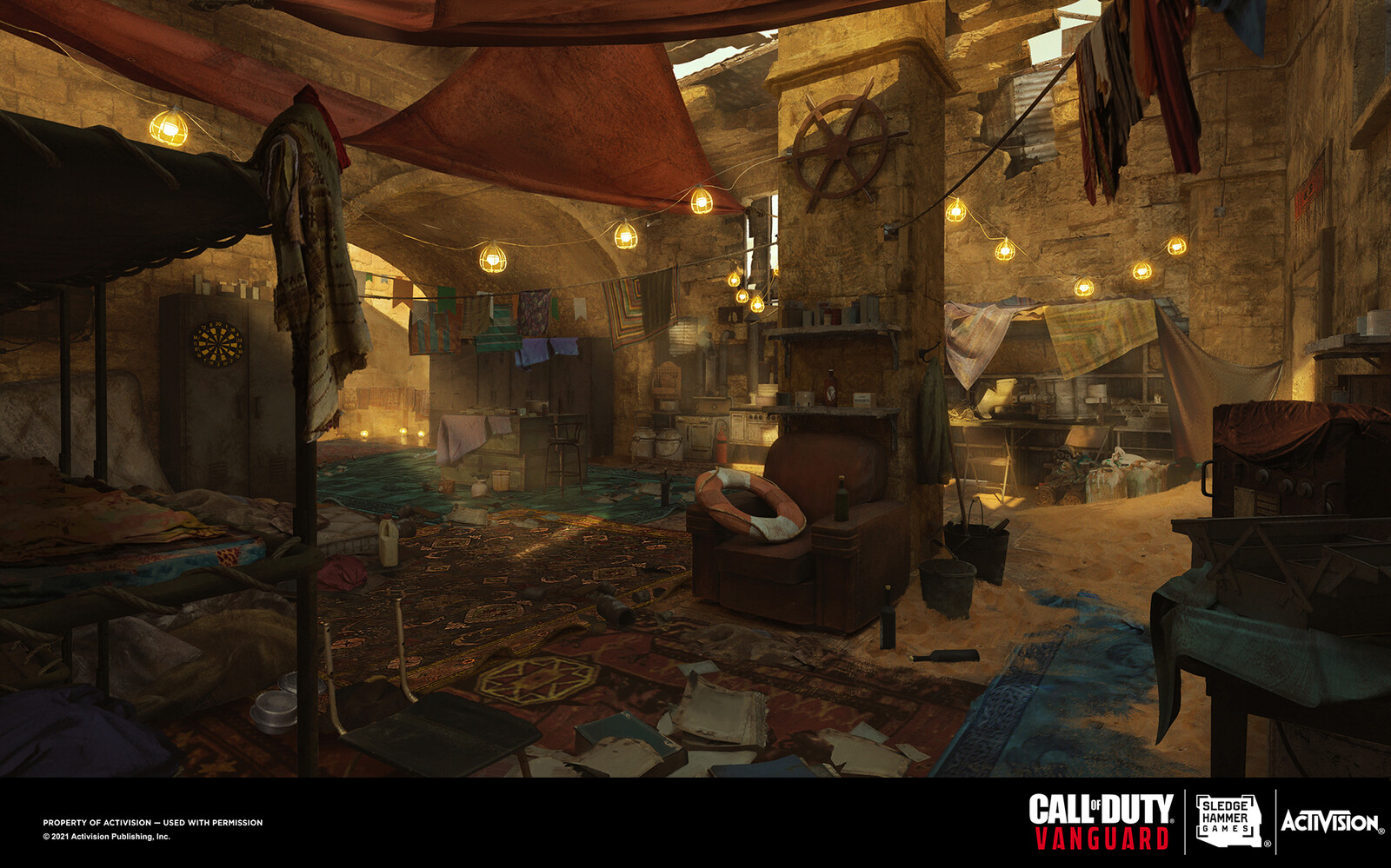 Call Of Duty Vanguard Concept Art - Fortress MP Map