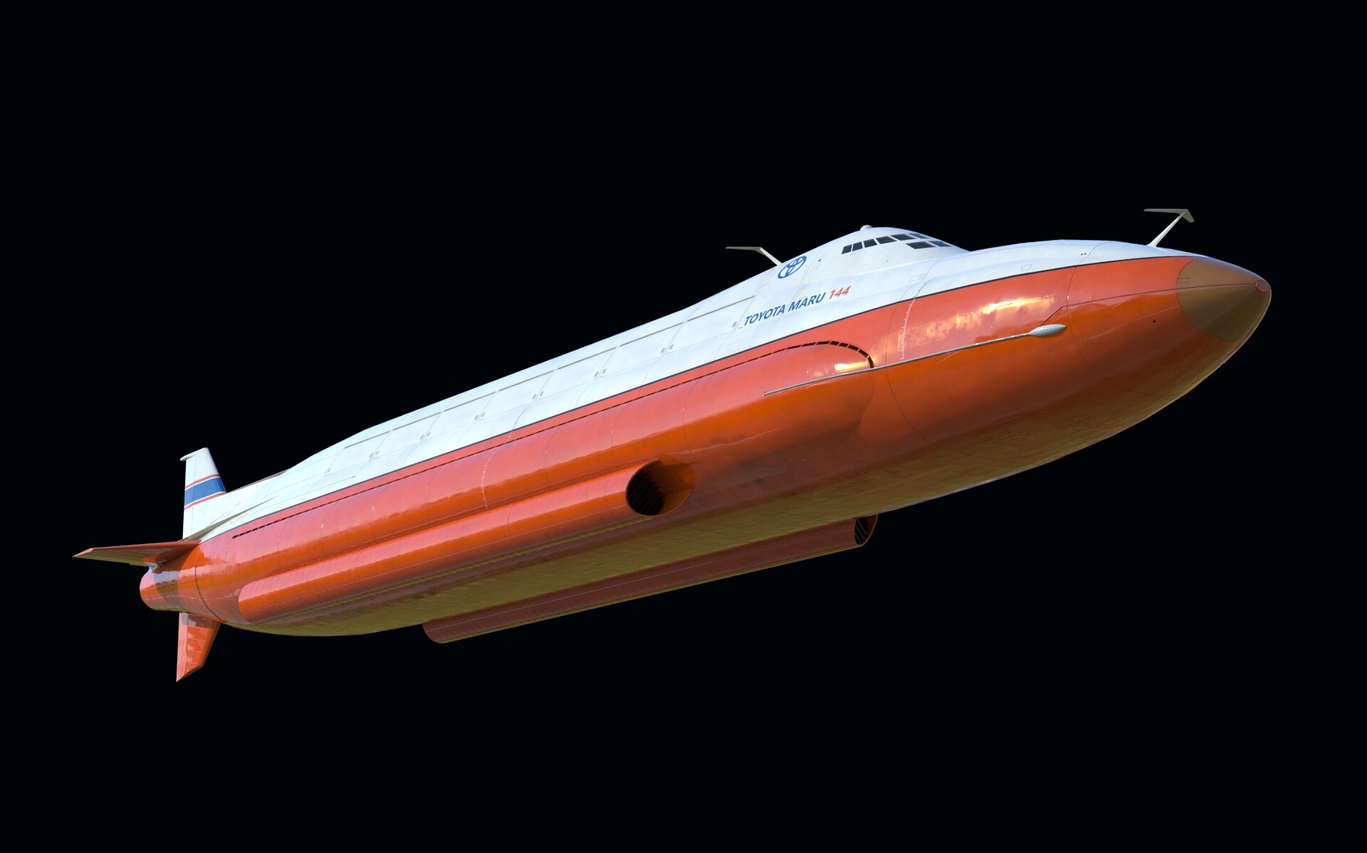 Tim Samedov MHD DrivePowered cargo Submarine 3D mode