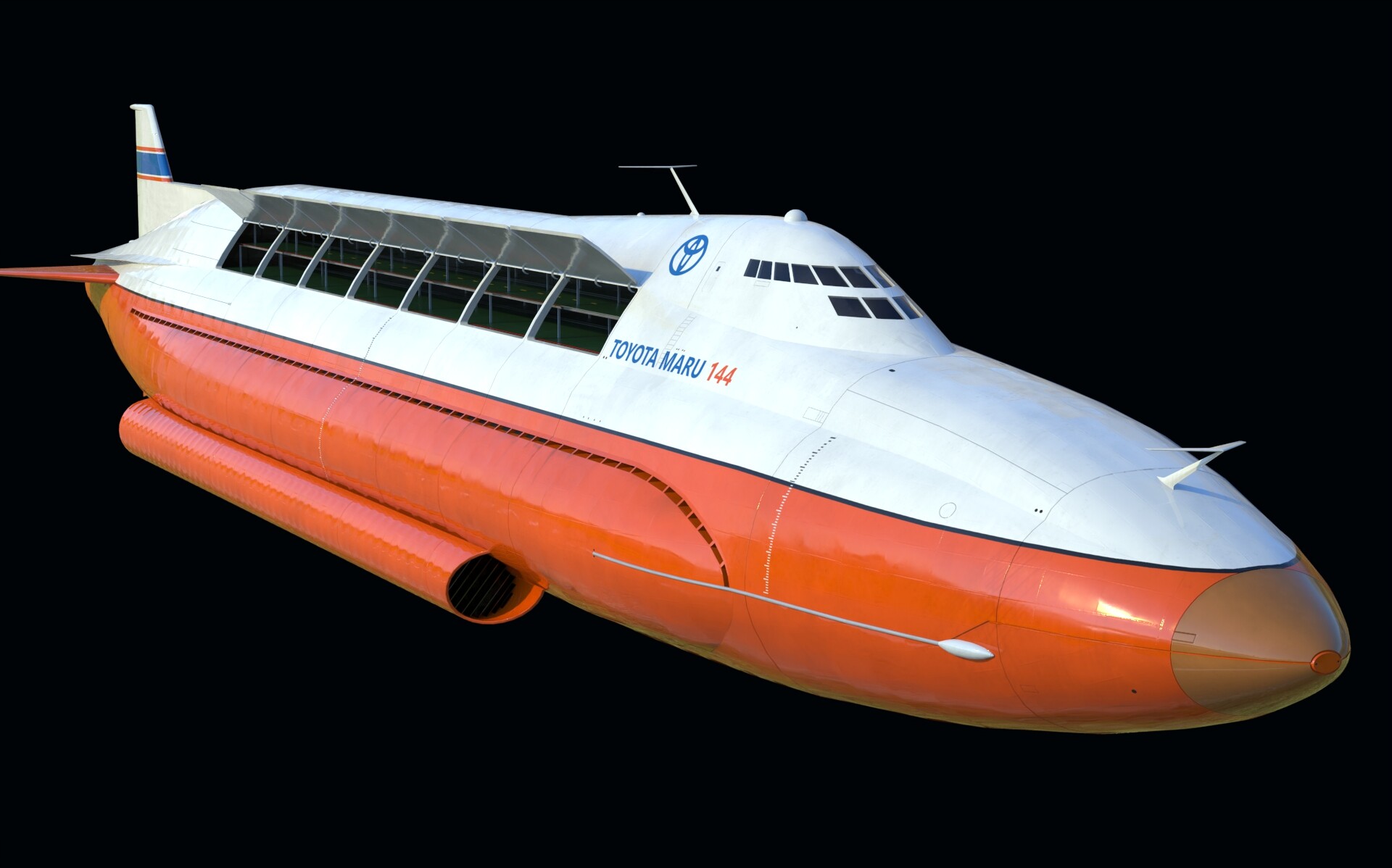 Tim Samedov MHD DrivePowered cargo Submarine 3D mode