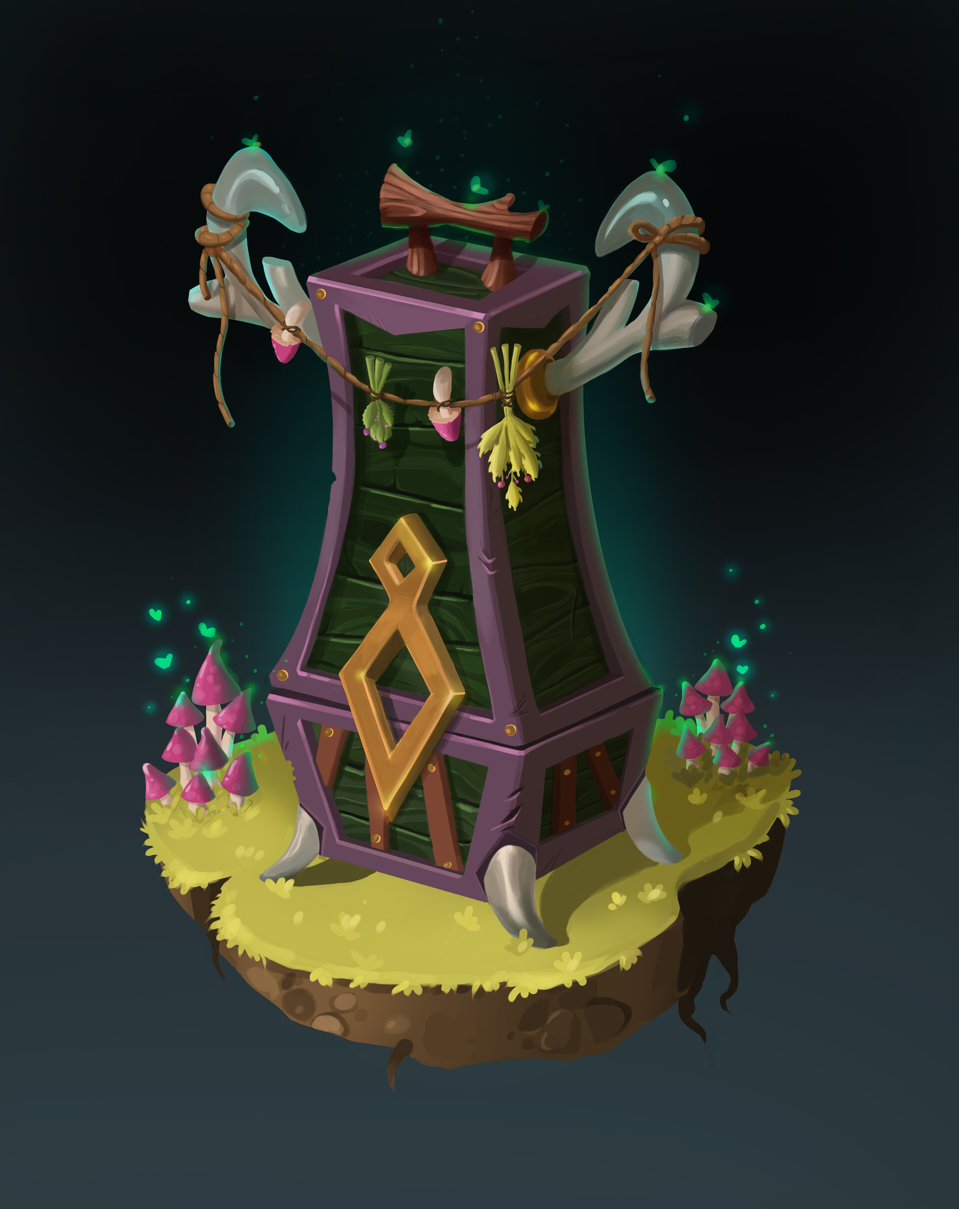 ArtStation - Лесной сундук