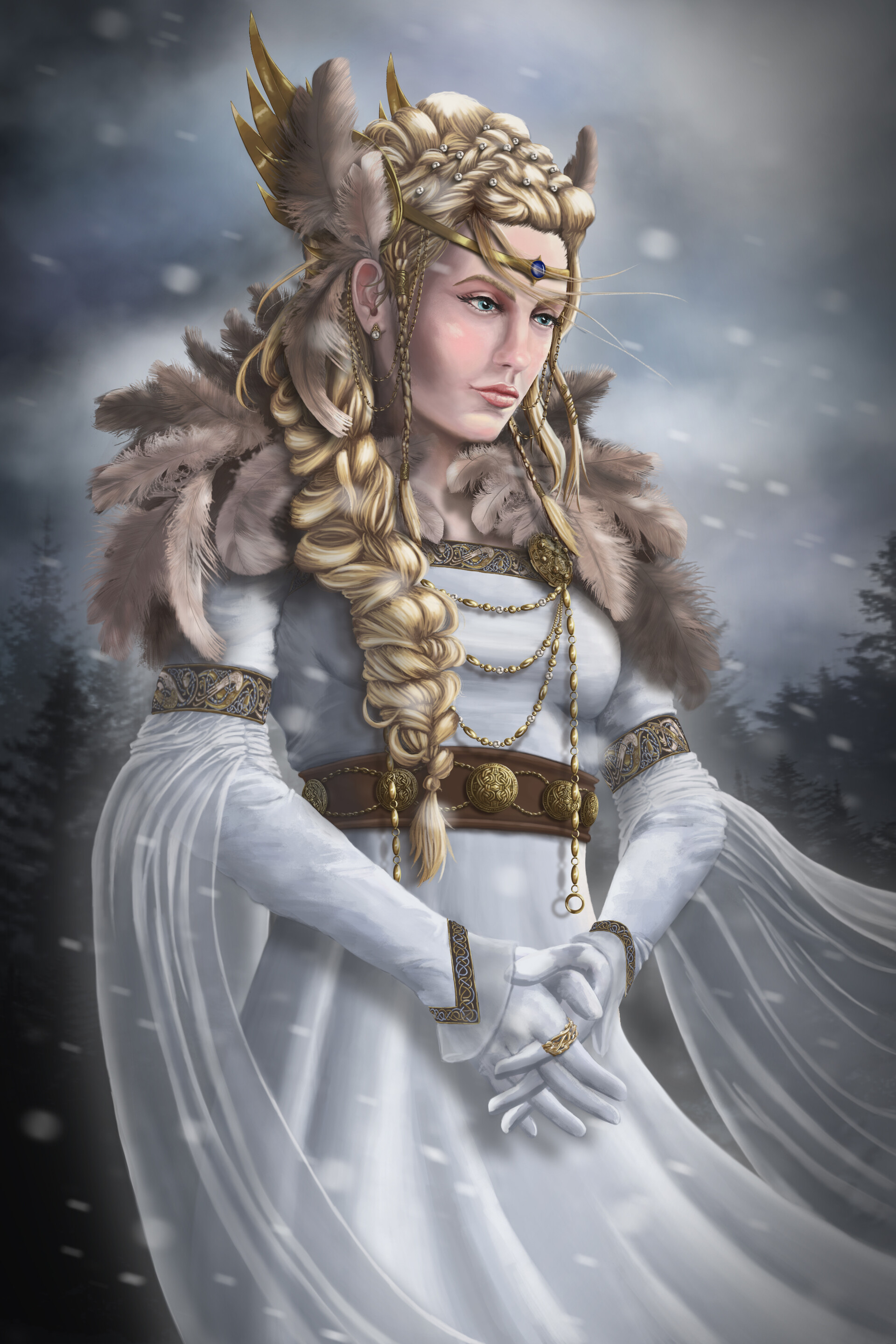 ArtStation - Frigg – Goddess Queen of Asgard