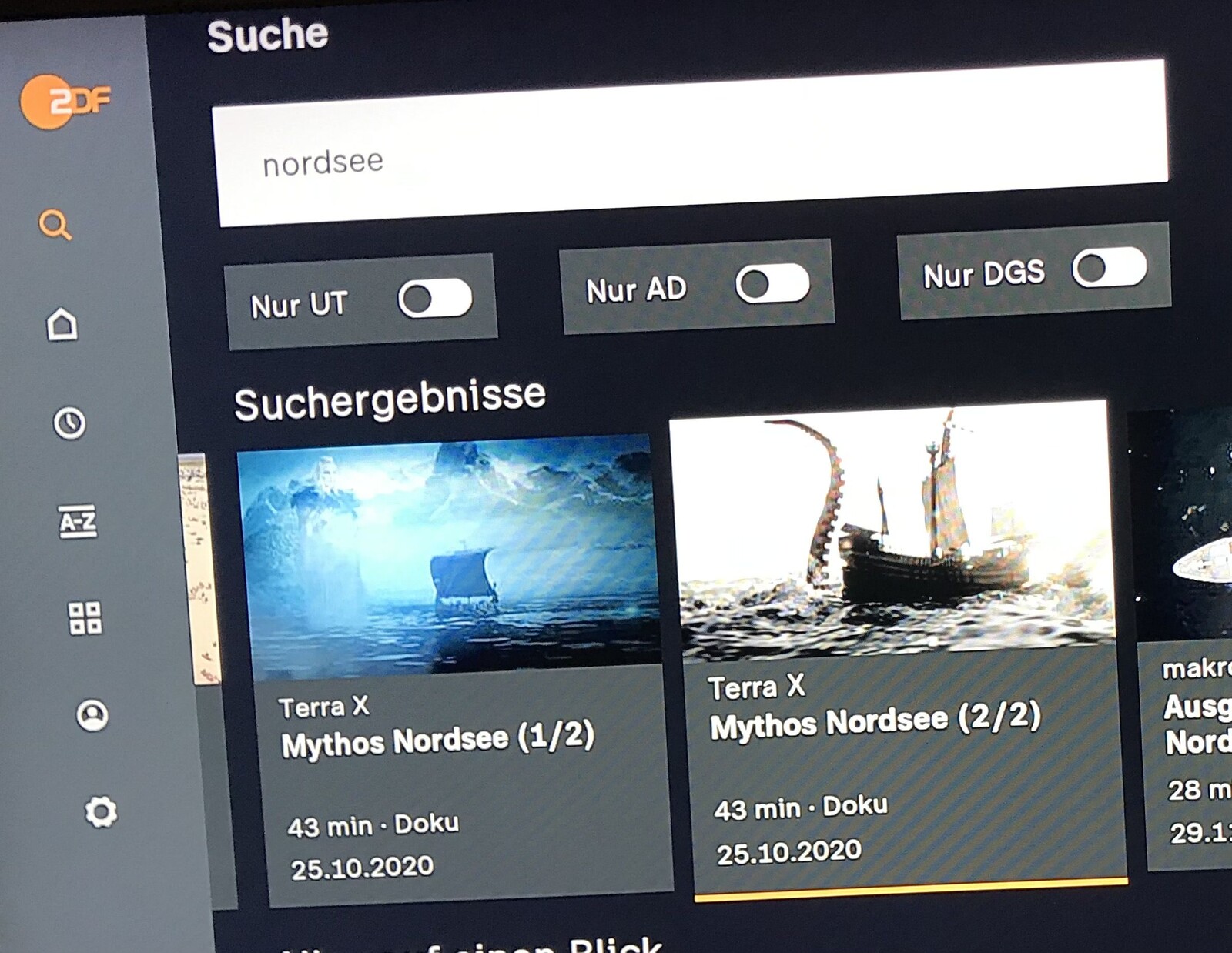 In the TV production of a Terra X series „Myth of the North Sea“ 