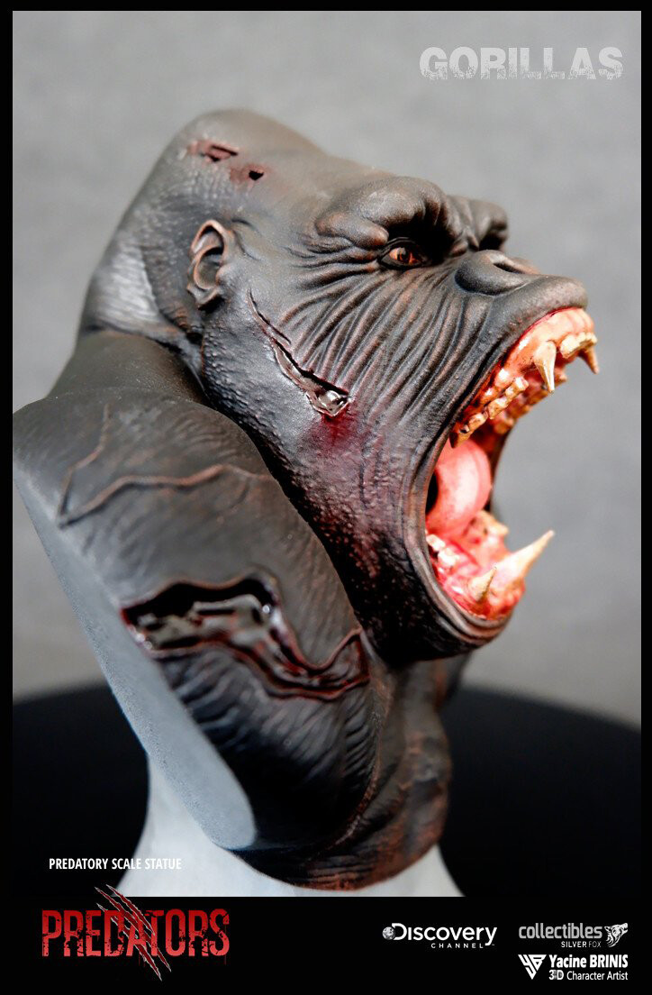 King Gorilla Predator sculpted by Yacine BRINIS 017