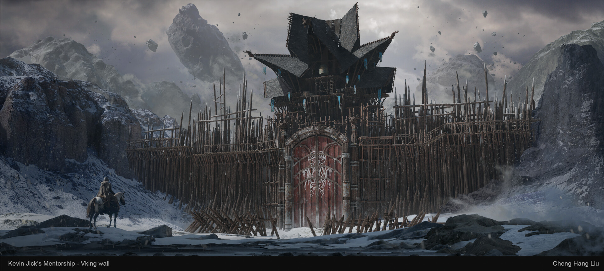 ArtStation Viking wall